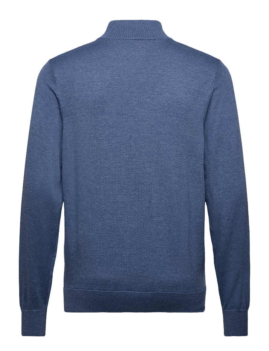 Calvin Klein Golf - ELMWOOD HALF ZIP SWEATER - Överdelar - denim - 1