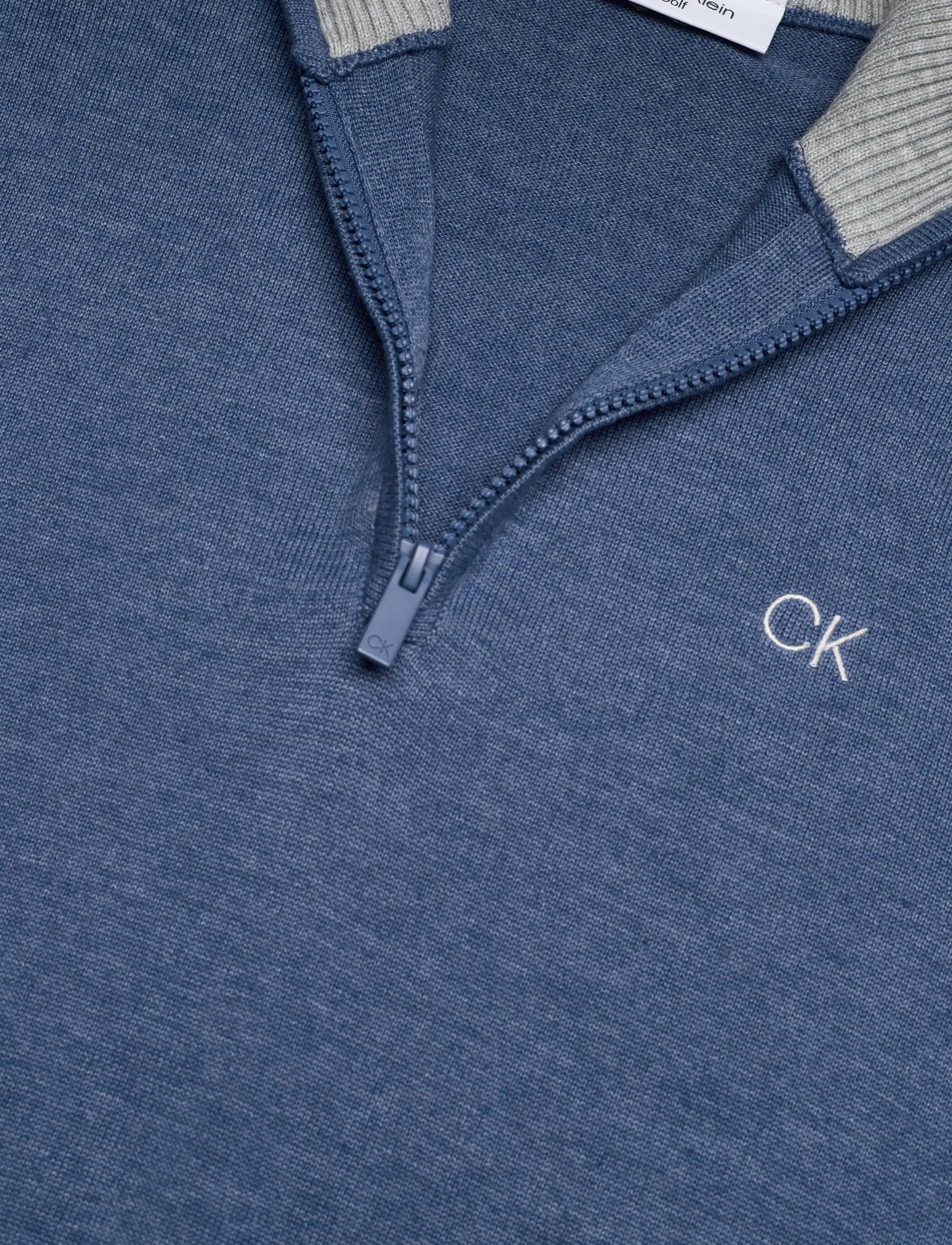 Calvin Klein Golf - ELMWOOD HALF ZIP SWEATER - denim - 2