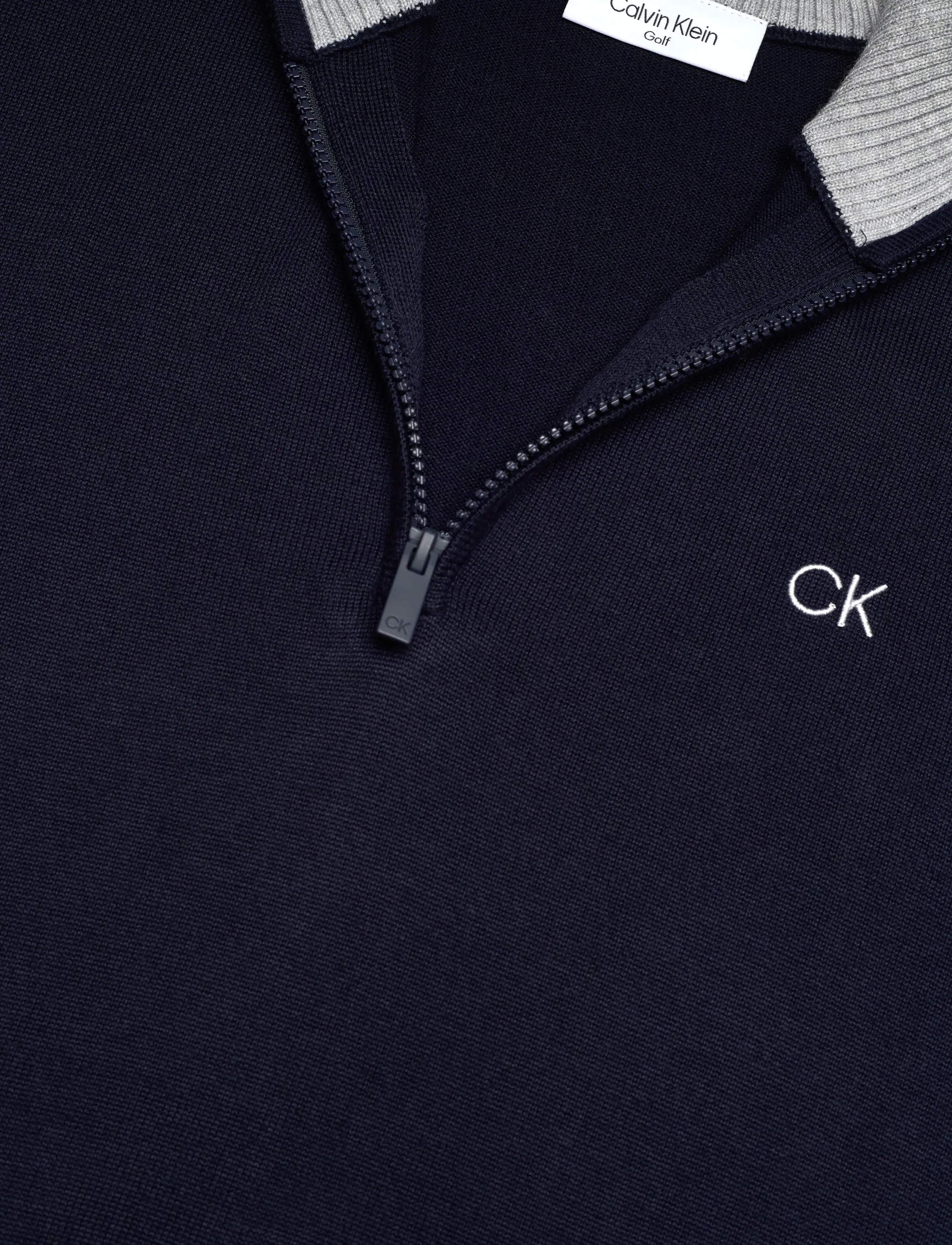 Calvin Klein Golf - ELMWOOD HALF ZIP SWEATER - navy - 2