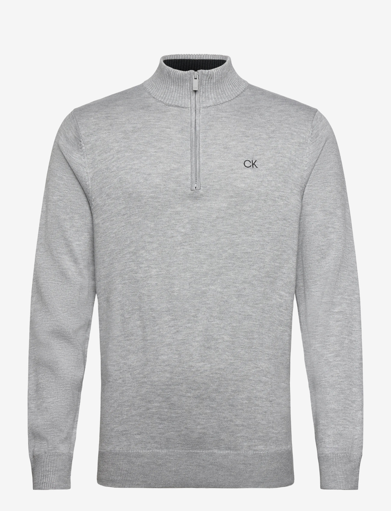 Calvin Klein Golf - ELMWOOD HALF ZIP SWEATER - Överdelar - silmarl - 0