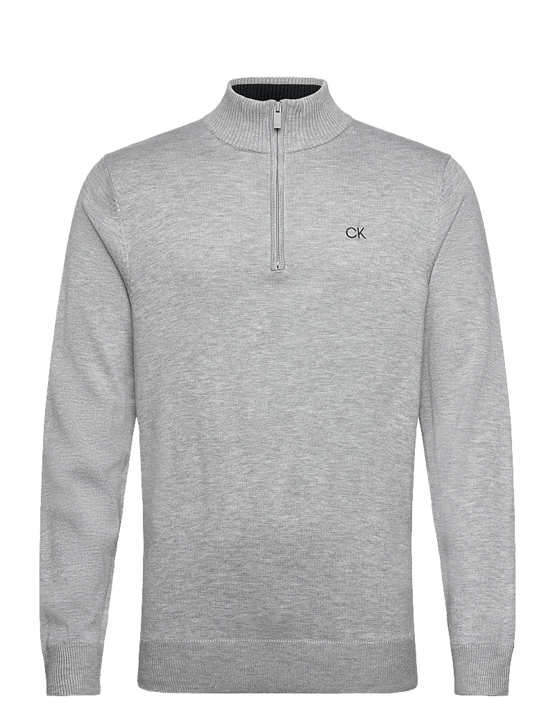 Calvin Klein Golf - ELMWOOD HALF ZIP SWEATER - Överdelar - silmarl - 0