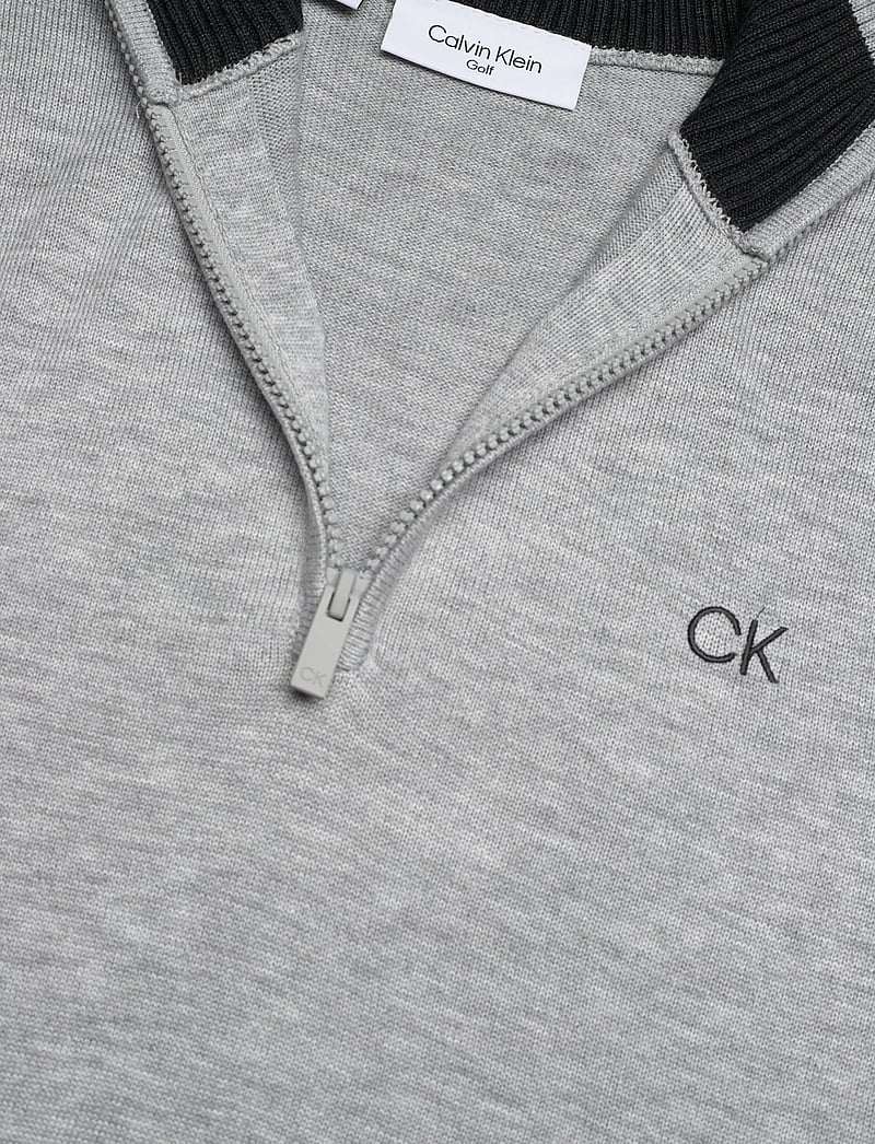 Calvin Klein Golf - ELMWOOD HALF ZIP SWEATER - Överdelar - silmarl - 2