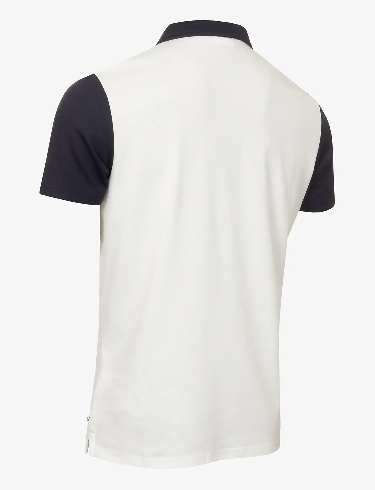 Calvin Klein Golf - JACK COLOUR BLOCK POLO - kortærmede poloer - wht-nvy - 1