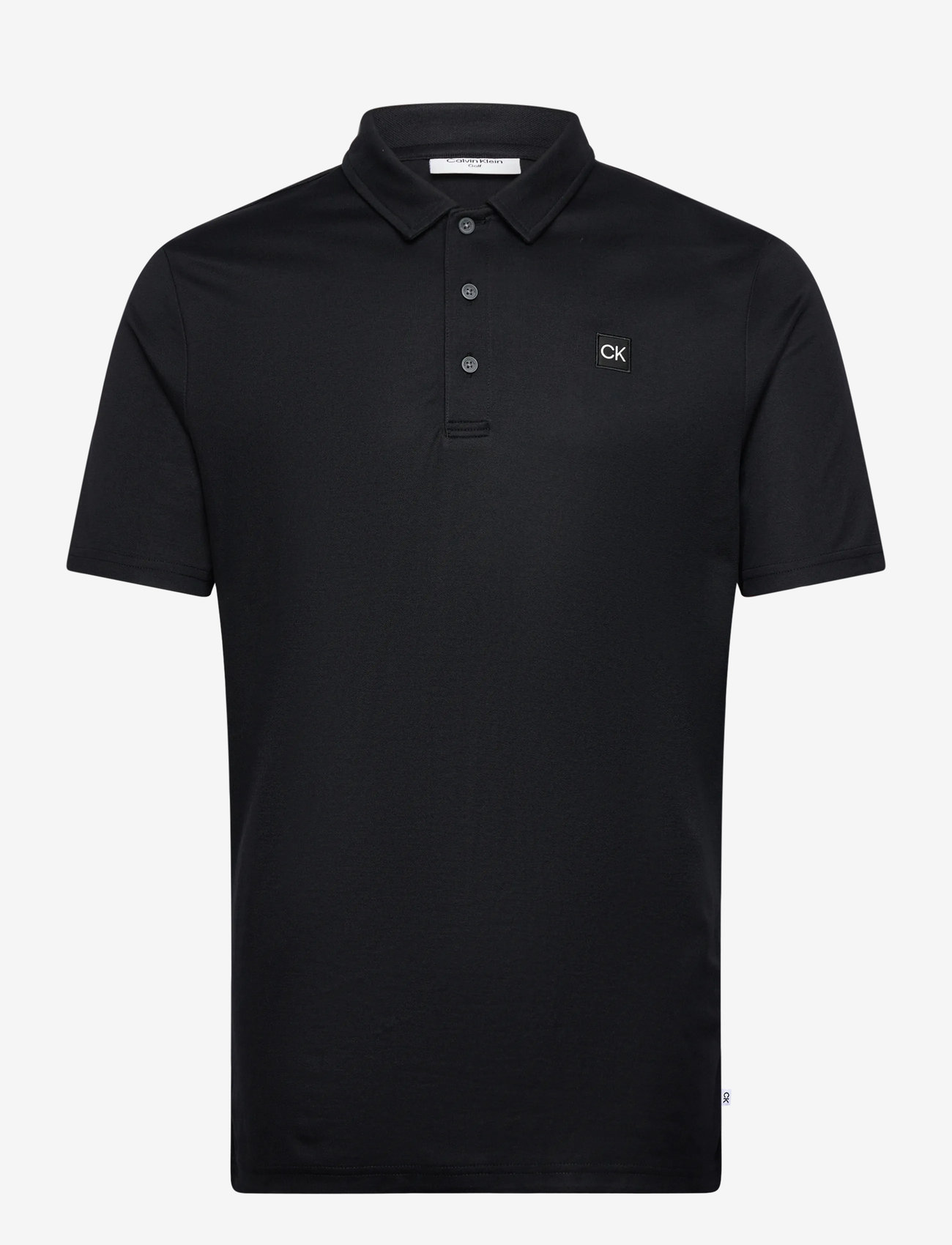 Calvin Klein Golf - JACKSON BADGE POLO - alussärgid ja t-särgid - black - 0