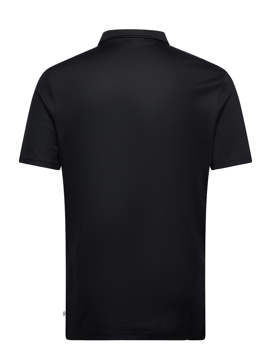 Calvin Klein Golf - JACKSON BADGE POLO - toppar & t-shirts - black - 1