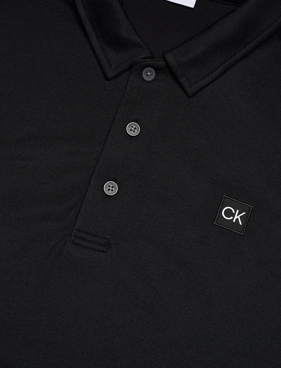 Calvin Klein Golf - JACKSON BADGE POLO - toppar & t-shirts - black - 2
