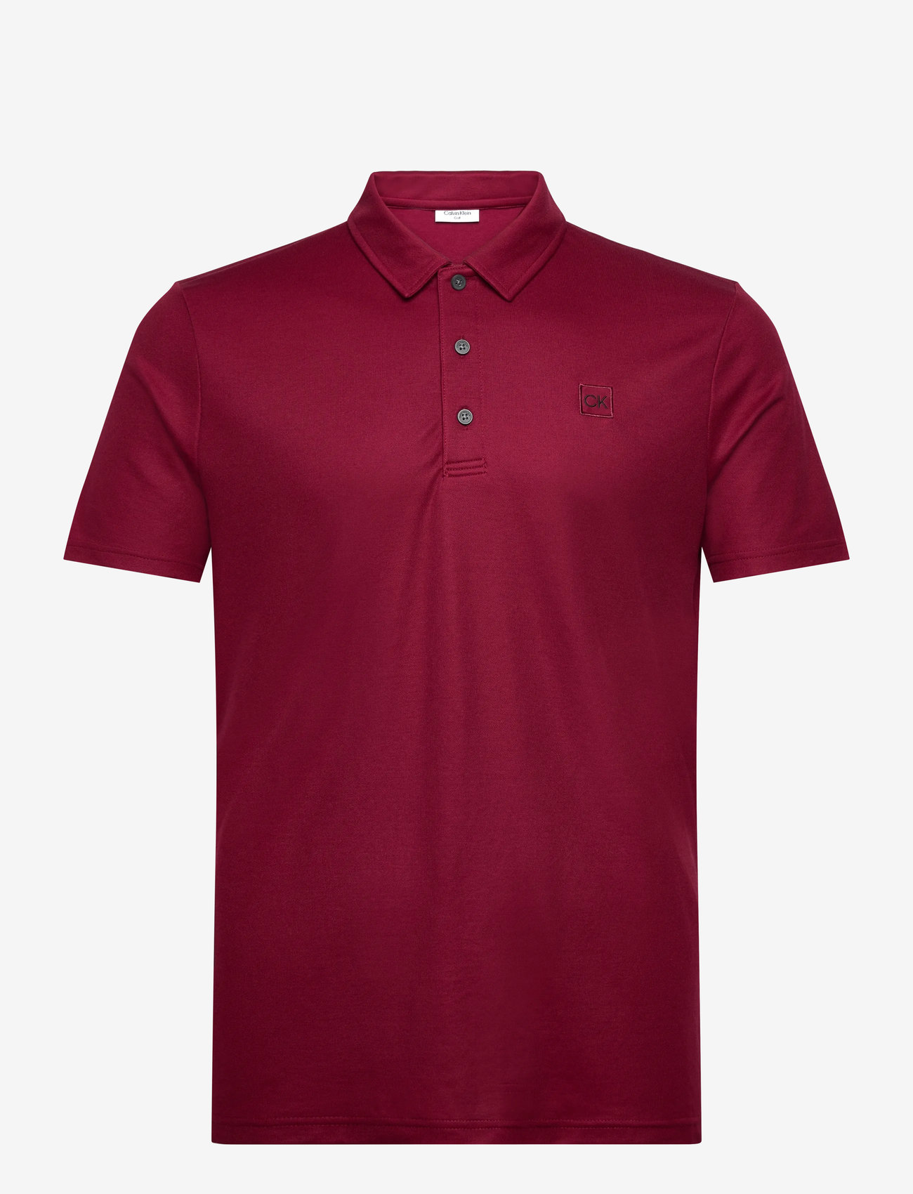 Calvin Klein Golf - JACKSON BADGE POLO - alussärgid ja t-särgid - burgundy - 0