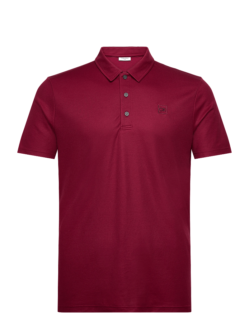 Calvin Klein Golf - JACKSON BADGE POLO - alussärgid ja t-särgid - burgundy - 0