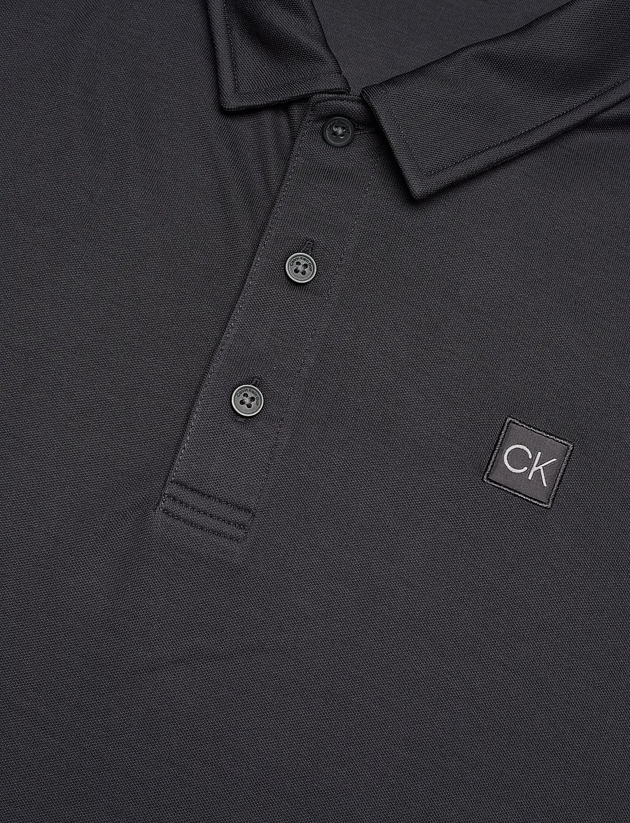 Calvin Klein Golf - JACKSON BADGE POLO - toppar & t-shirts - charcoal - 2
