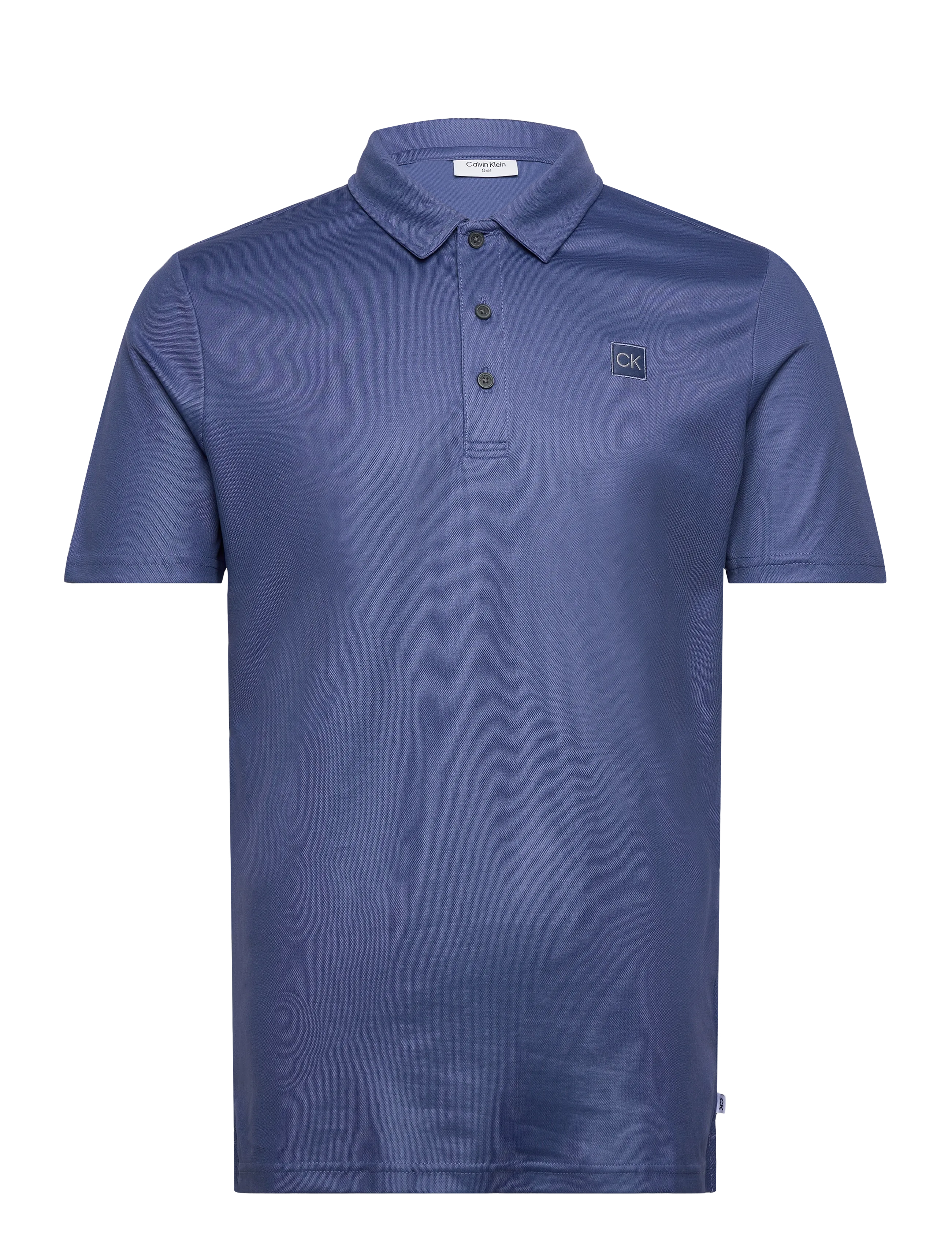 Calvin Klein Golf Jackson Badge Polo, S, Sport Polos, Blau - Short-sleeved Männerswear
