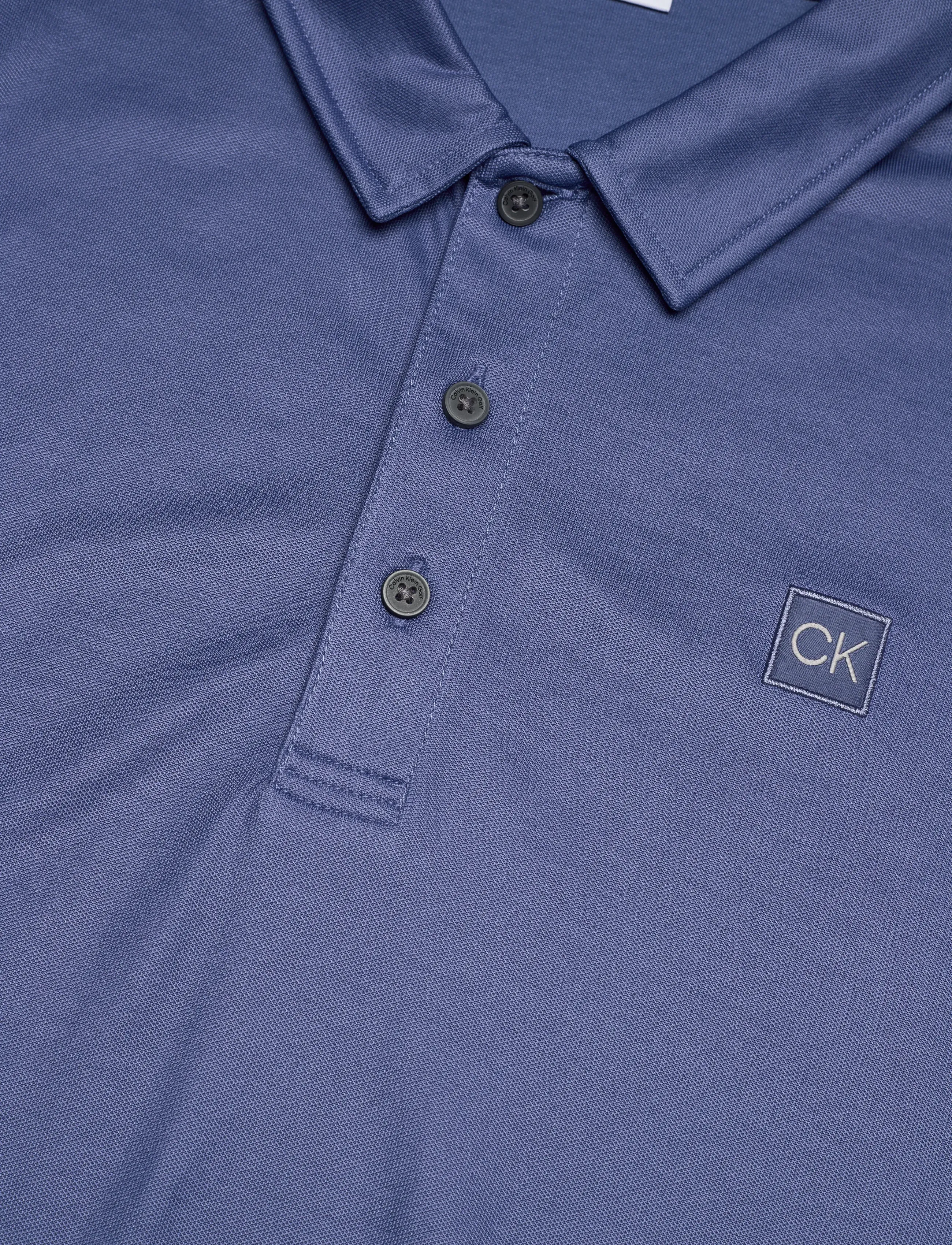 Calvin Klein Golf - JACKSON BADGE POLO - palaidinės ir marškinėliai - denim - 2