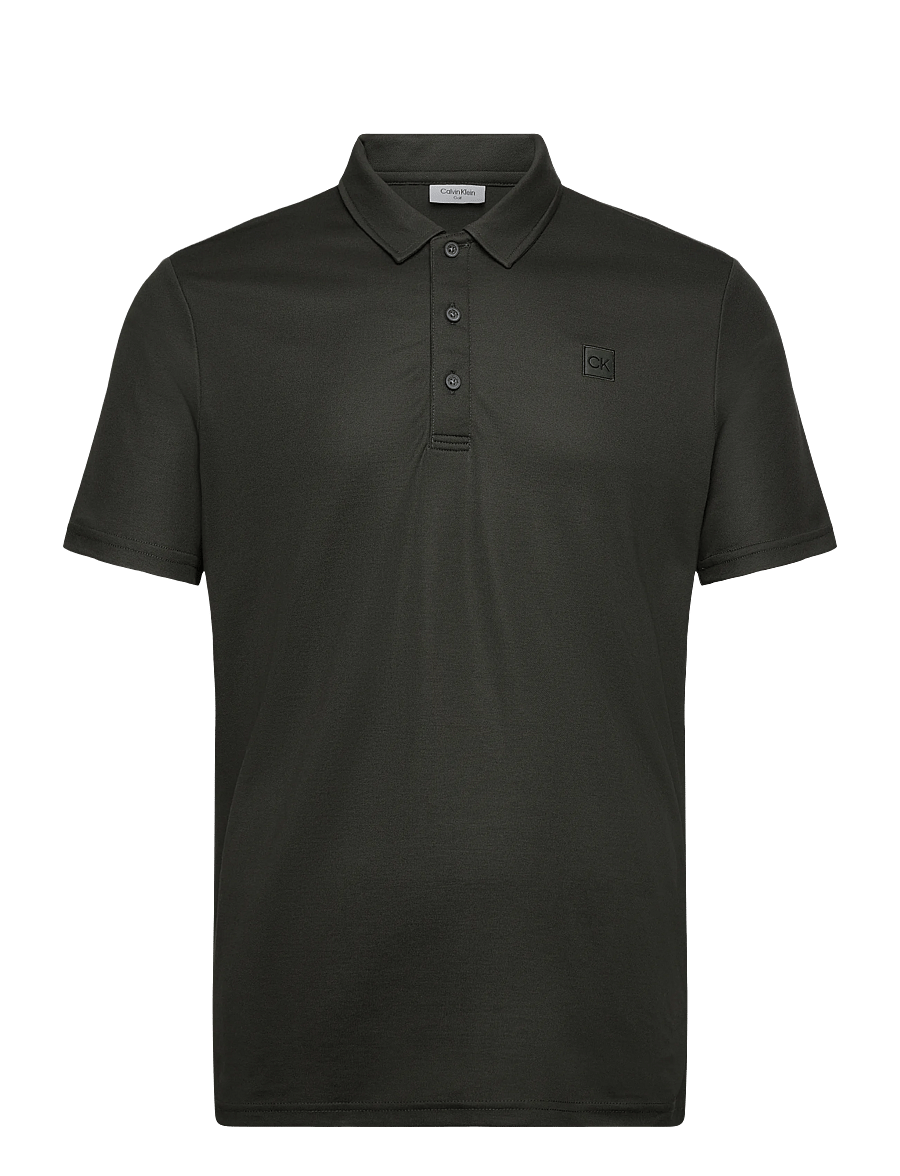 Calvin Klein Golf - JACKSON BADGE POLO - oberteile & t-shirts - huntgrn - 0