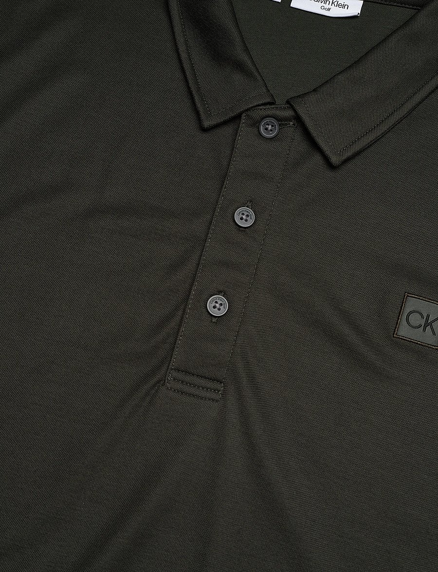 Calvin Klein Golf - JACKSON BADGE POLO - oberteile & t-shirts - huntgrn - 2