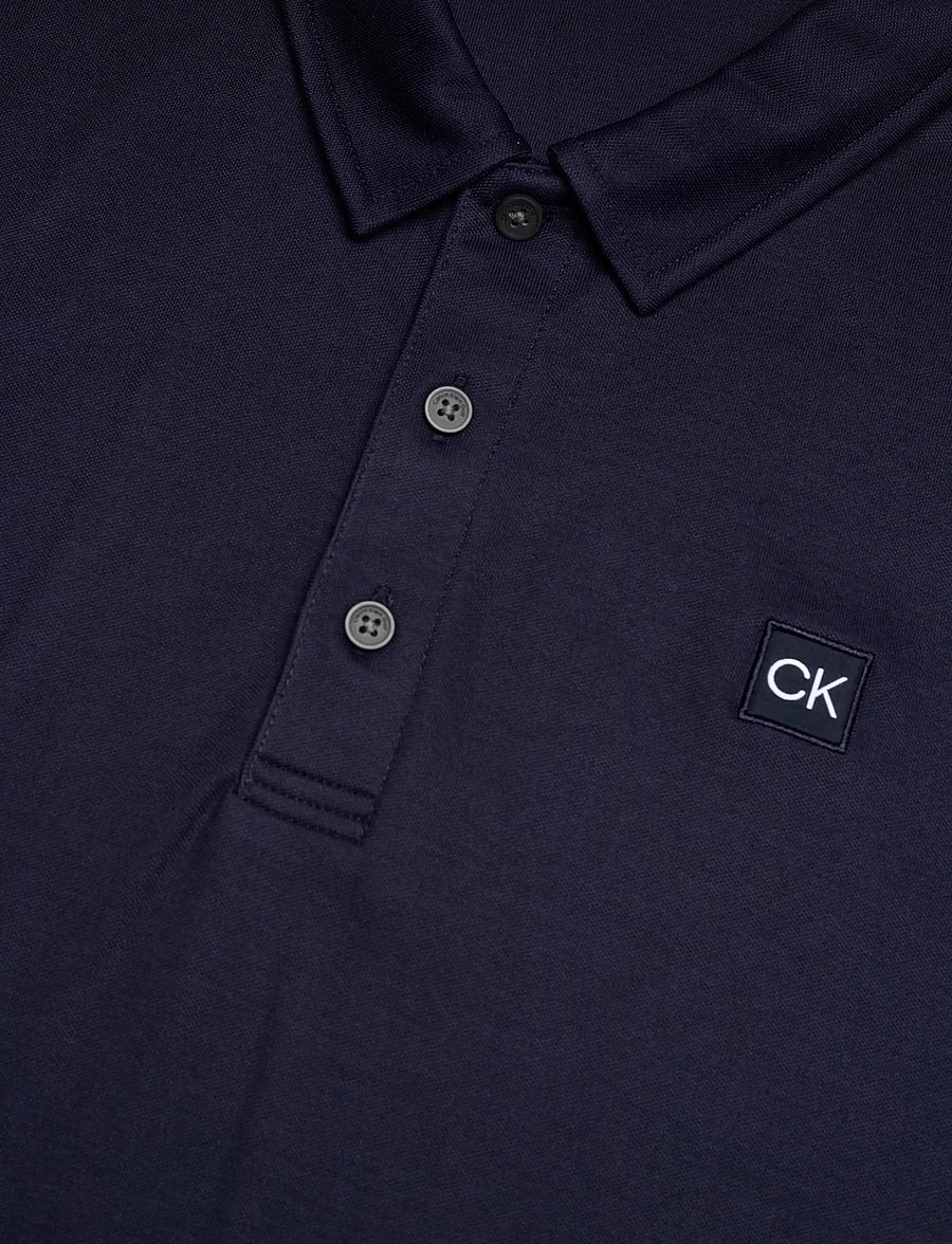 Calvin Klein Golf - JACKSON BADGE POLO - toppar & t-shirts - navy - 2