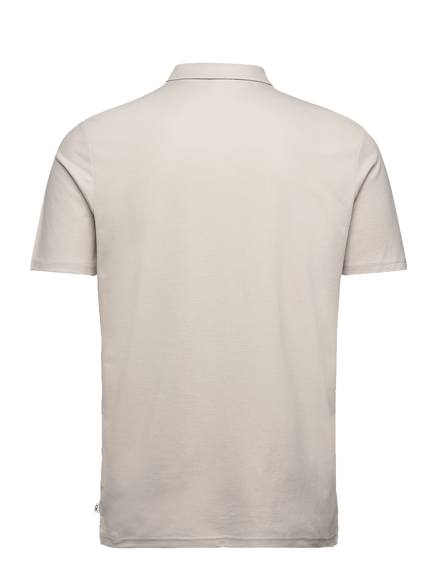 Calvin Klein Golf - JACKSON BADGE POLO - tops & t-shirts - oatmeal - 1