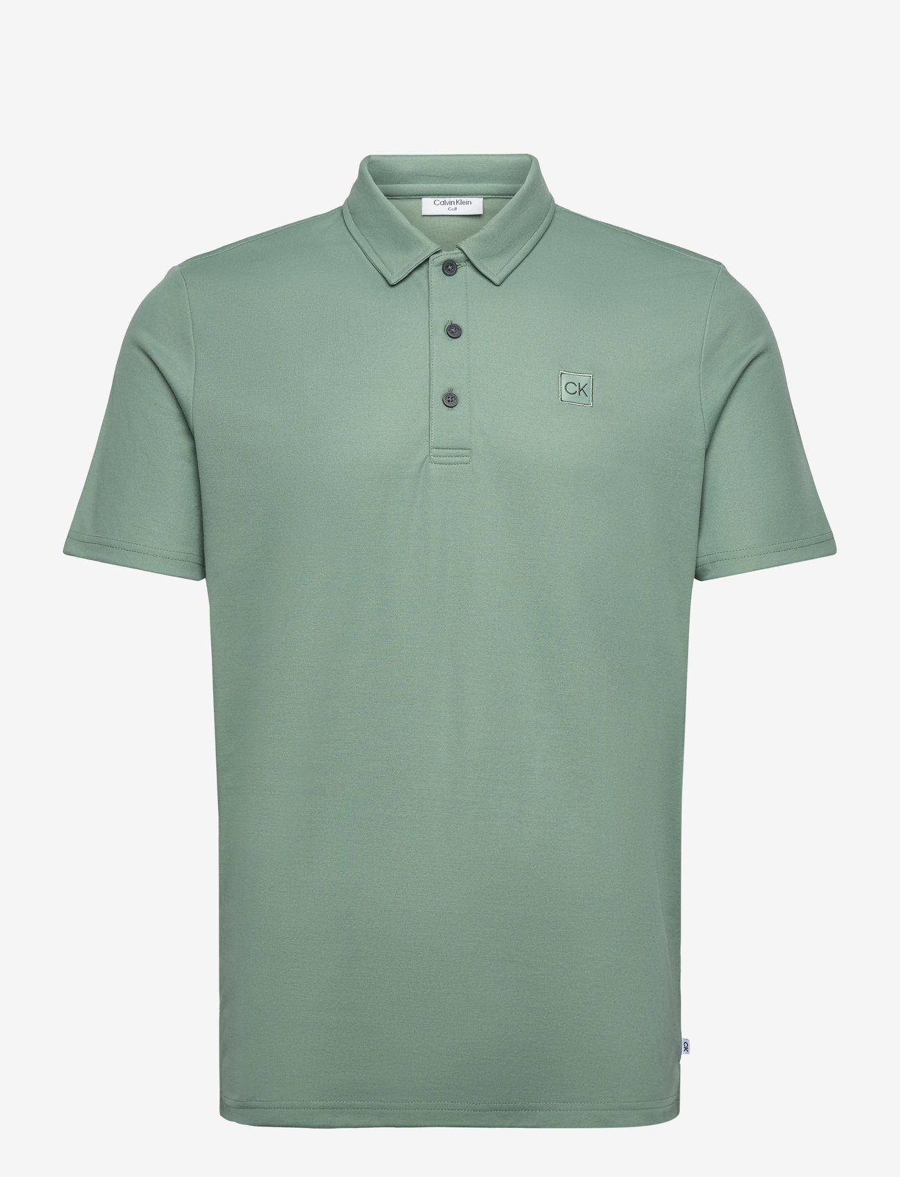 Calvin Klein Golf - JACKSON BADGE POLO - polos - sage - 0