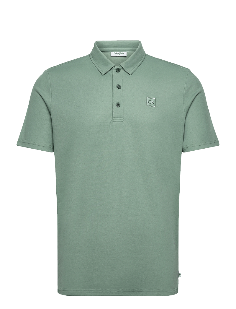 Calvin Klein Golf - JACKSON BADGE POLO - polos - sage - 0