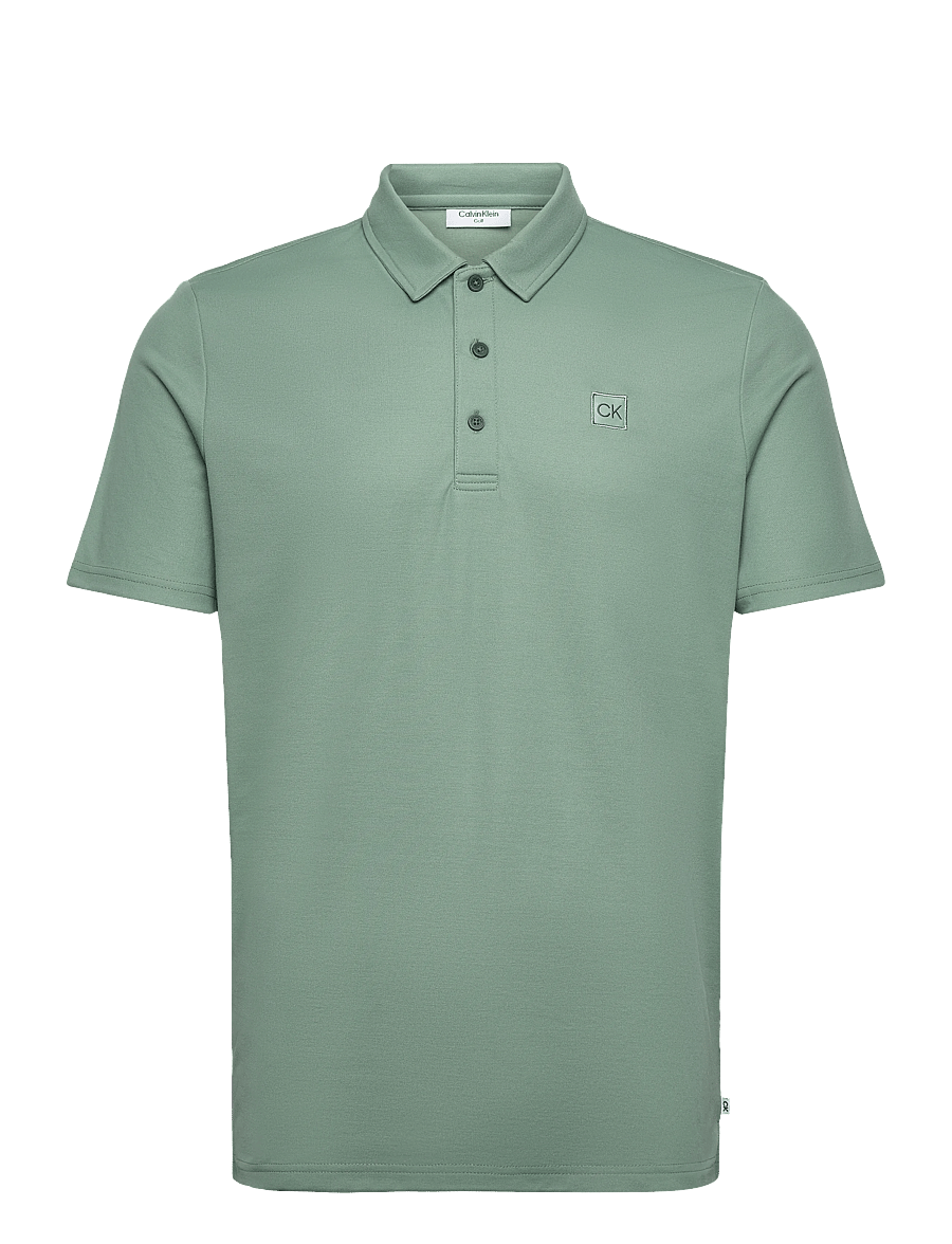 Calvin Klein Golf - JACKSON BADGE POLO - koszulki polo - sage - 0