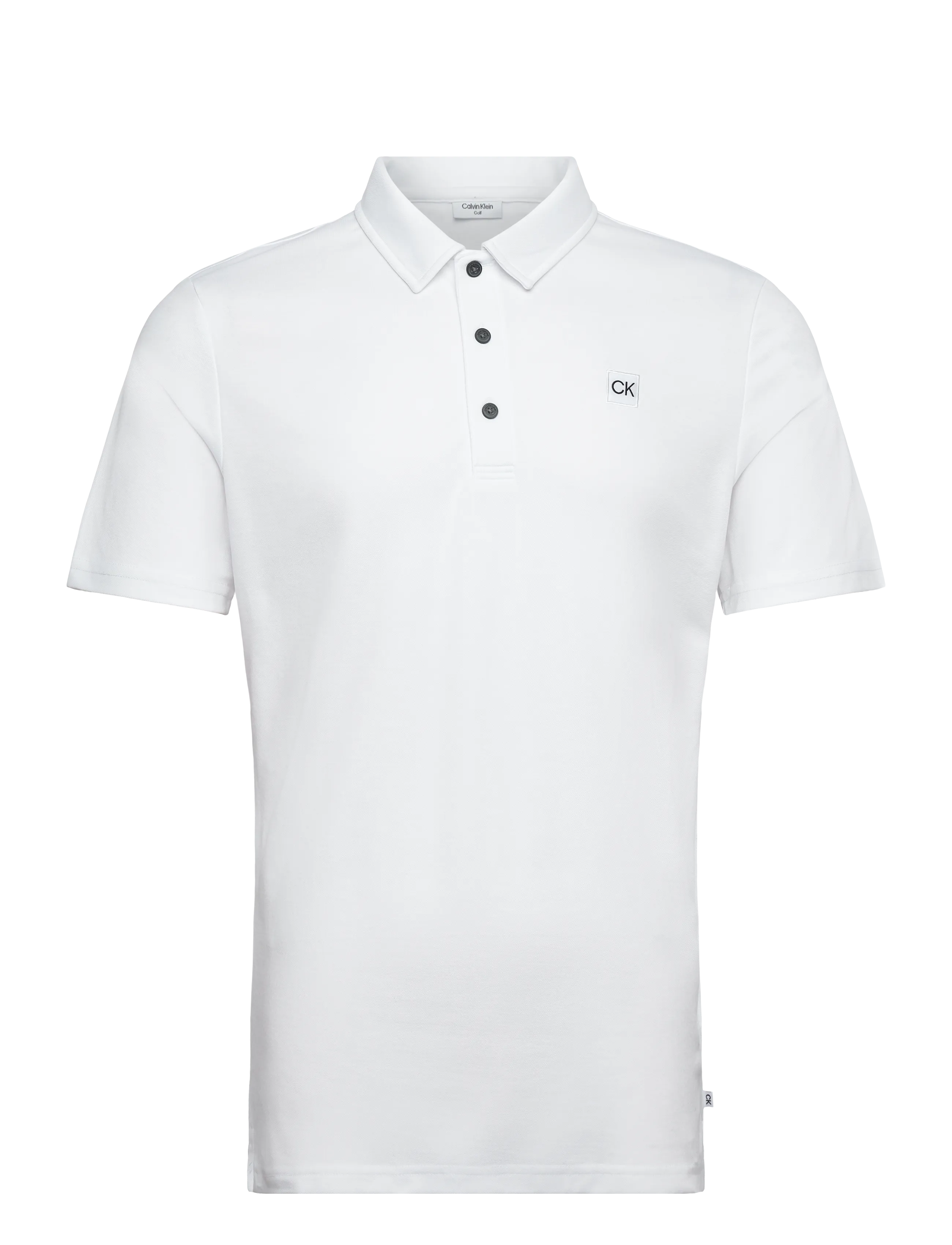 CALVIN KLEIN GOLF Jackson Badge Polo Weiß - S - Herren