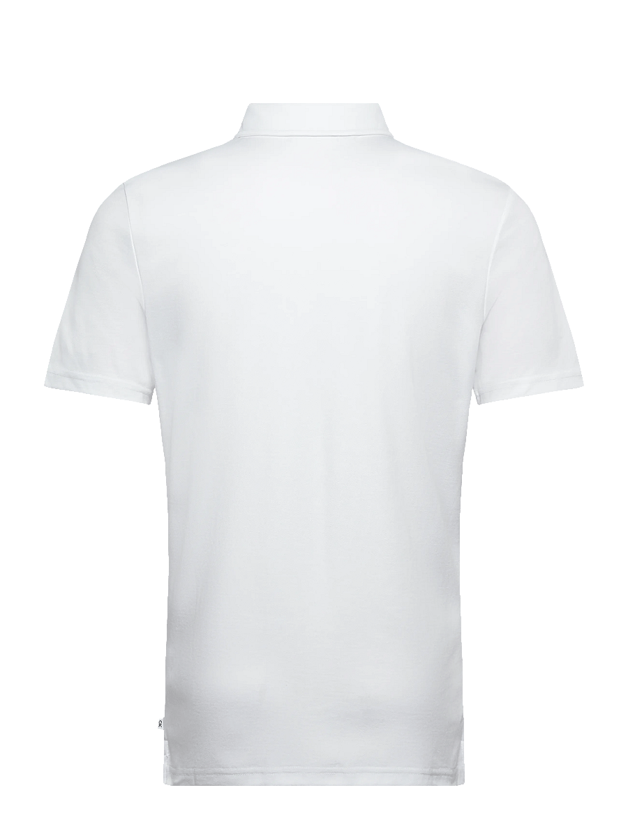 Calvin Klein Golf - JACKSON BADGE POLO - toppar & t-shirts - white - 1