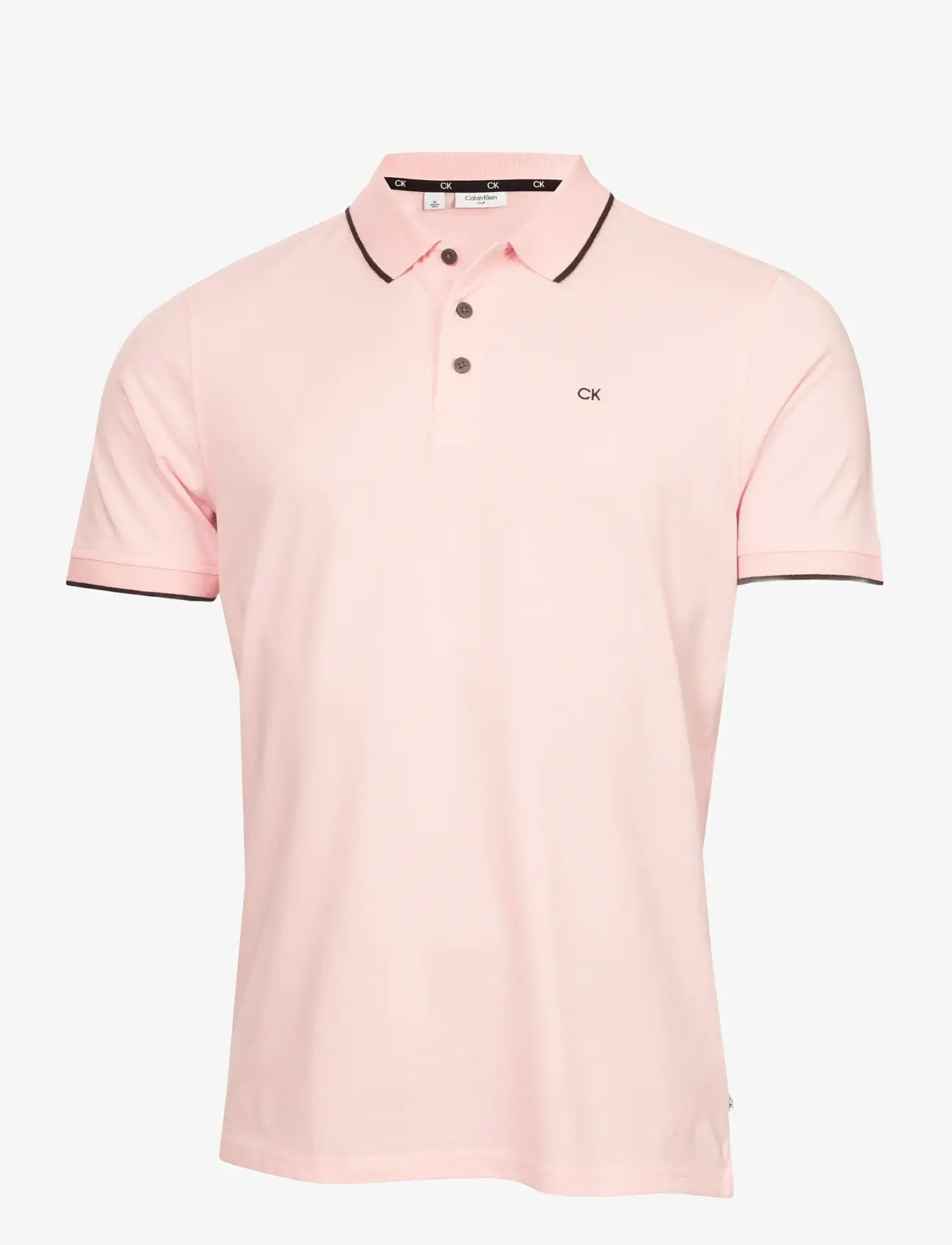 Calvin Klein Golf - TIPPED QUAD POLO - kortærmede poloer - babypink - 0
