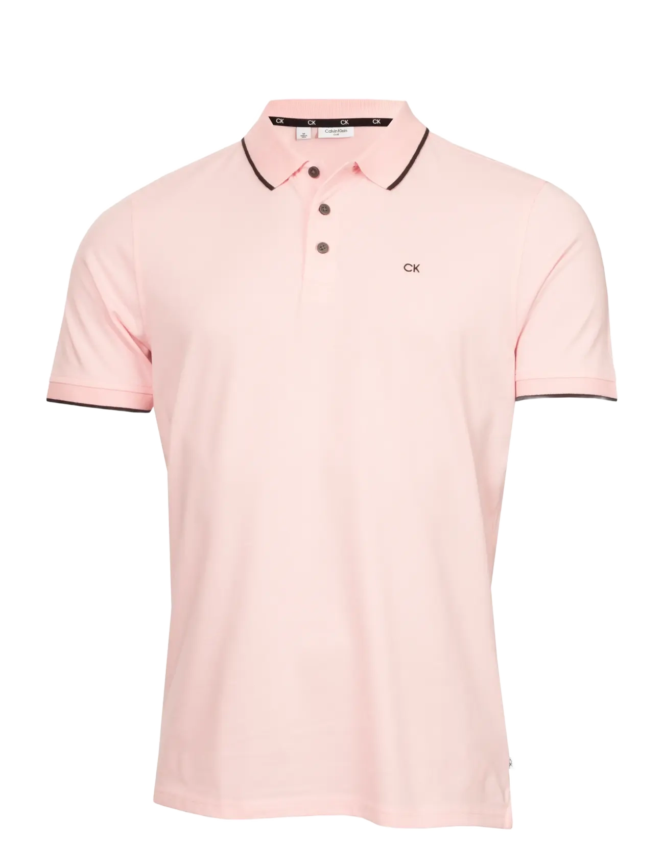 Calvin Klein Golf TIPPED QUAD POLO - Pikéer - BABYPINK / pink/rose