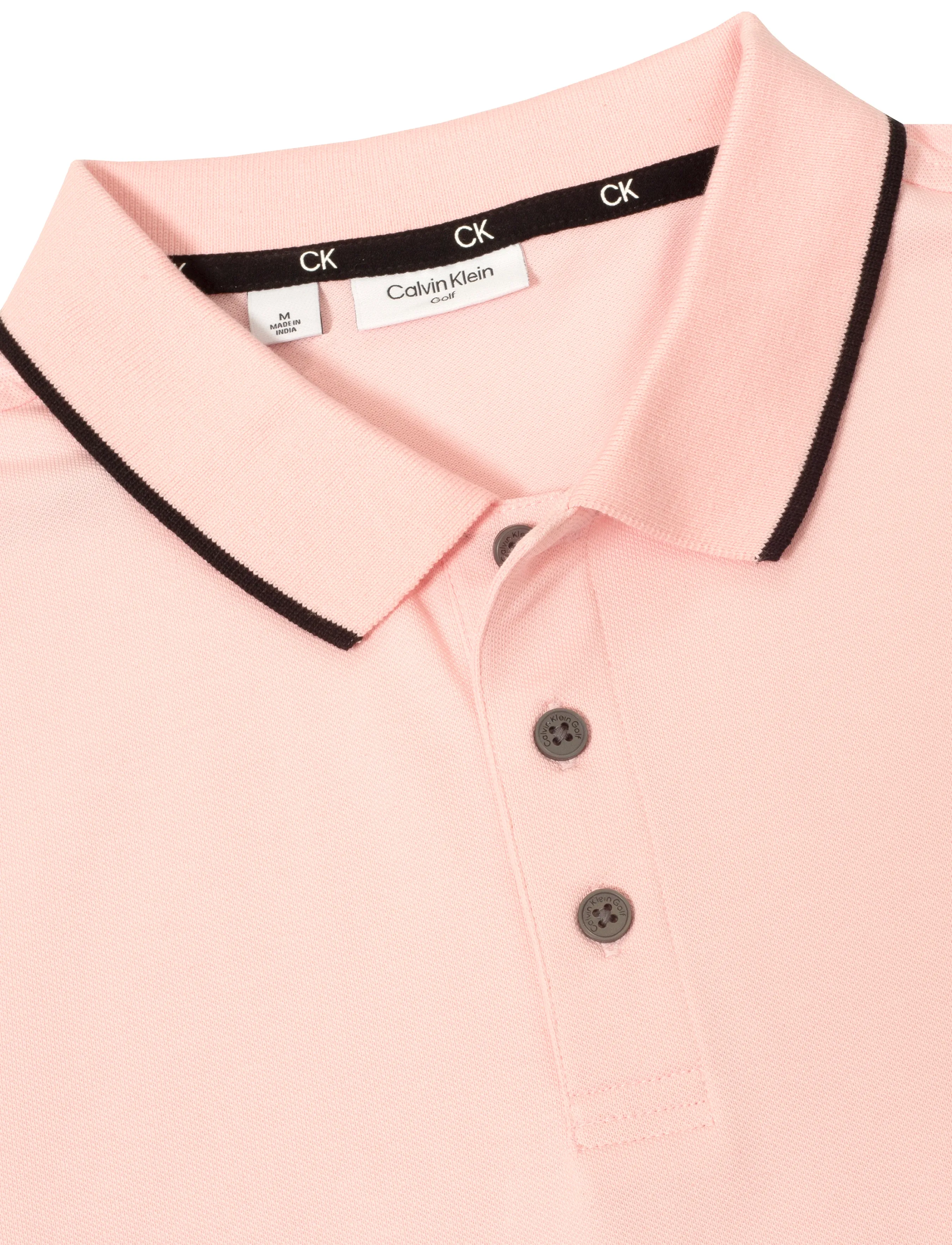Calvin Klein Golf - TIPPED QUAD POLO - polos - babypink - 2