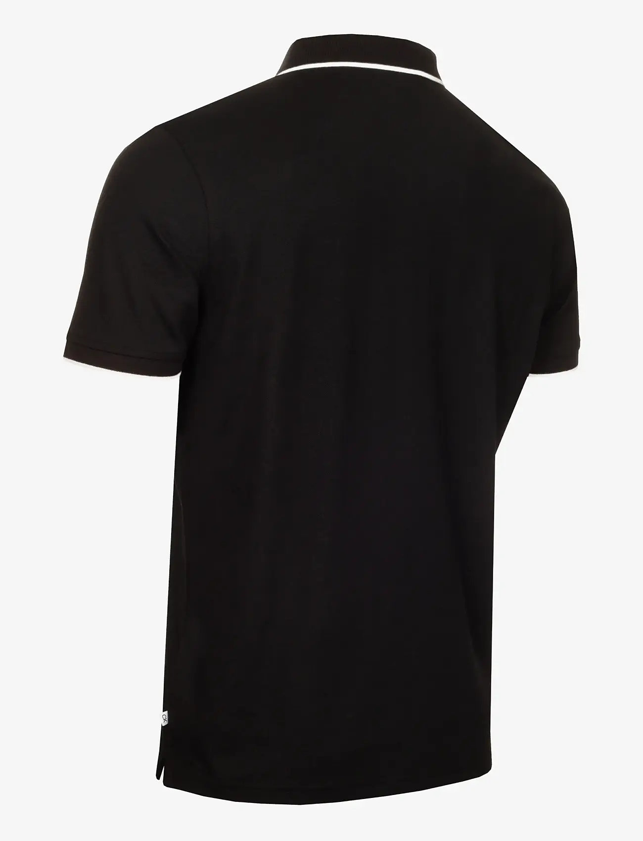 Calvin Klein Golf - TIPPED QUAD POLO - oberteile & t-shirts - black - 1