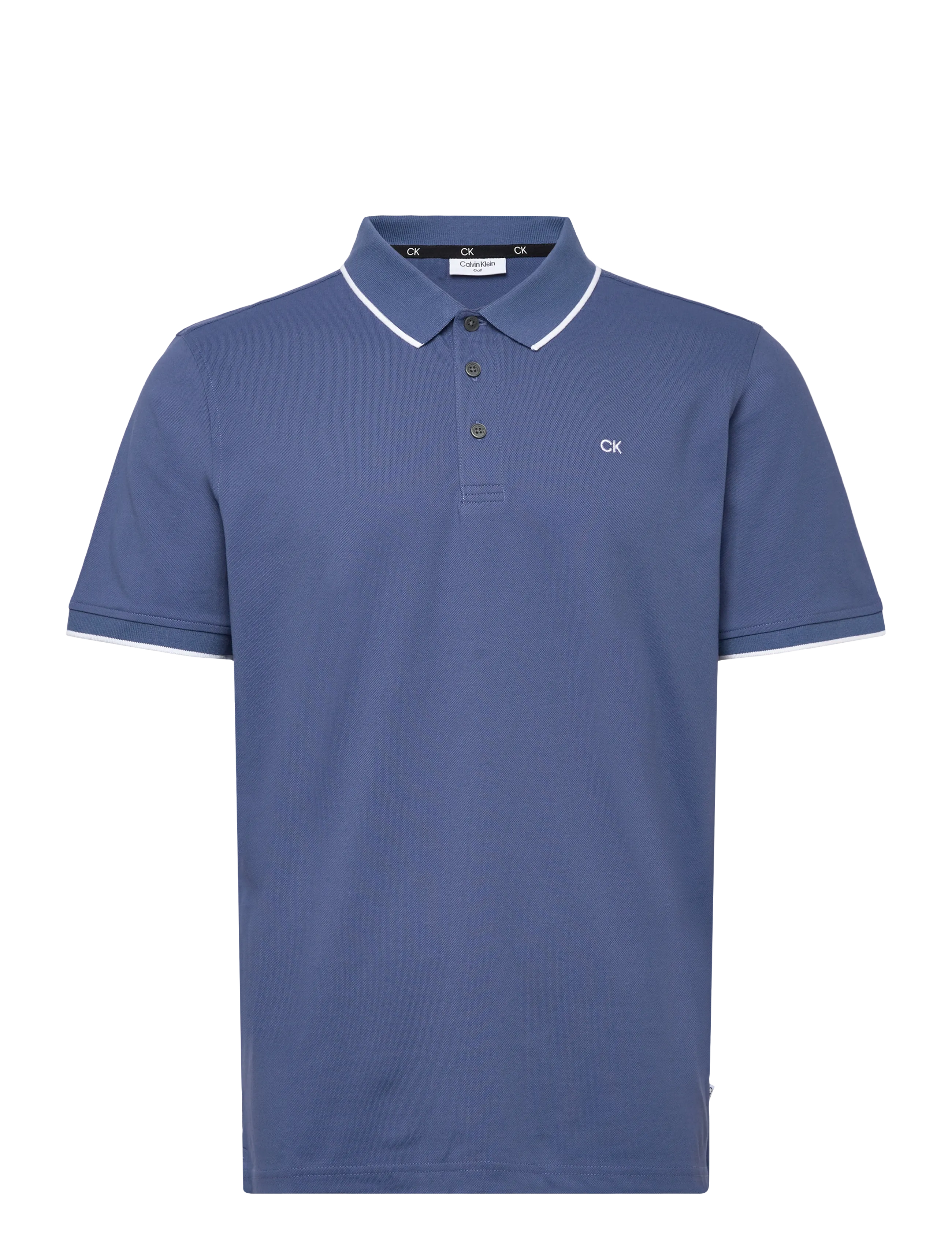 Calvin Klein Golf TIPPED QUAD POLO - Golf - DENIMBLU / blue