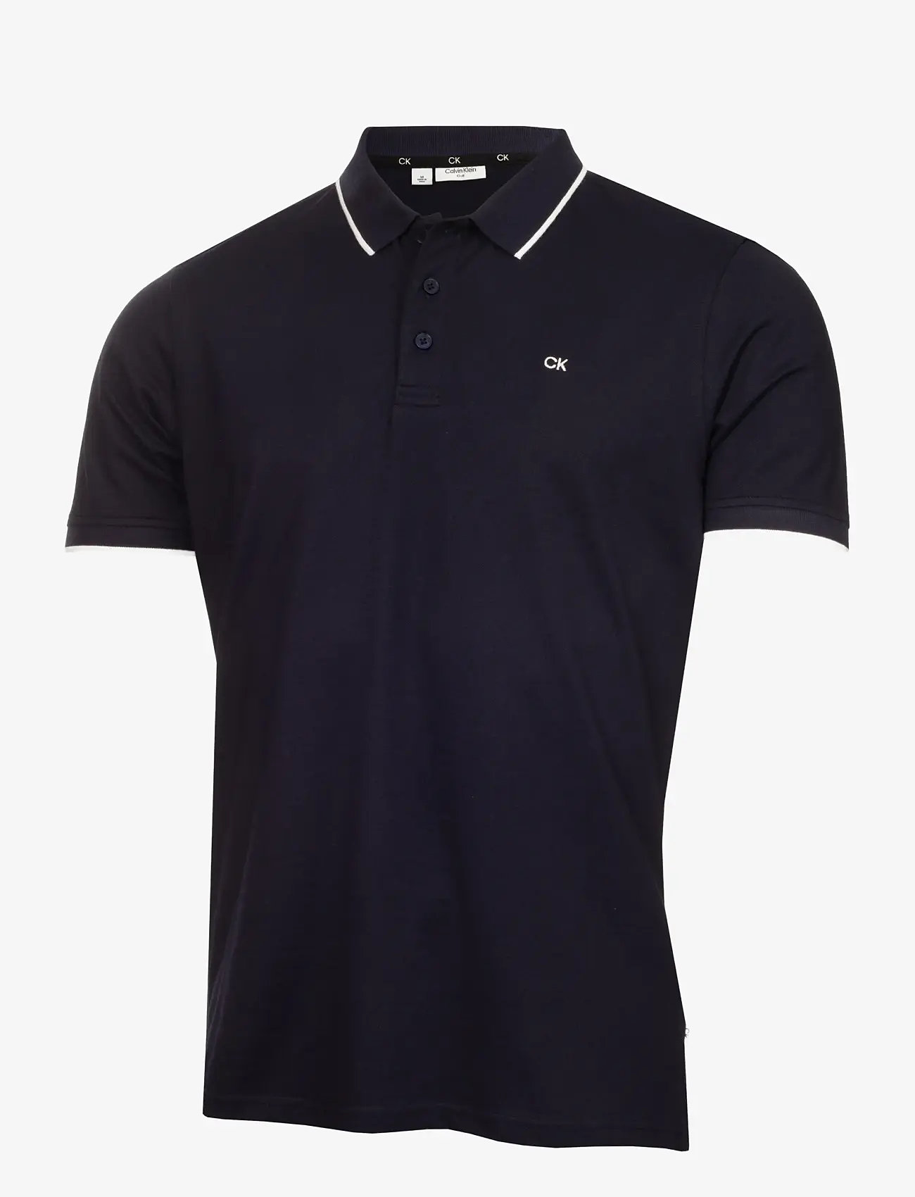 Calvin Klein Golf - TIPPED QUAD POLO - toppe & t-shirts - navy - 0