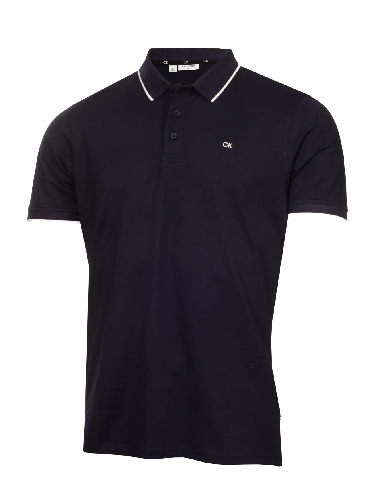 Calvin Klein Golf TIPPED QUAD POLO - Tøj - NAVY / navy