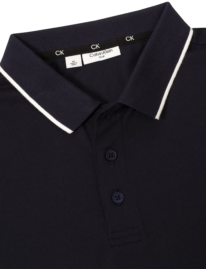 Calvin Klein Golf - TIPPED QUAD POLO - toppe & t-shirts - navy - 2