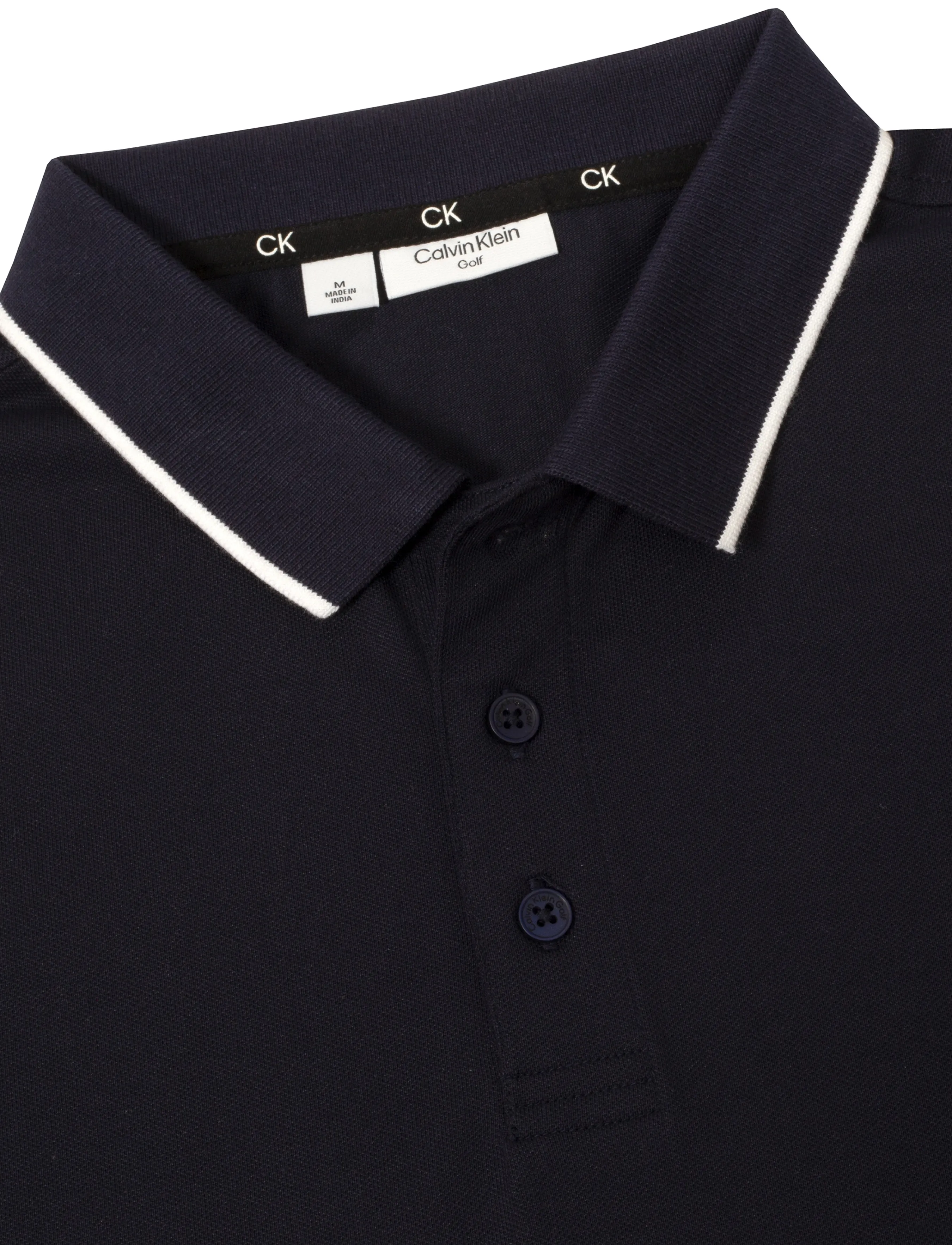 Calvin Klein Golf - TIPPED QUAD POLO - polos - navy - 2
