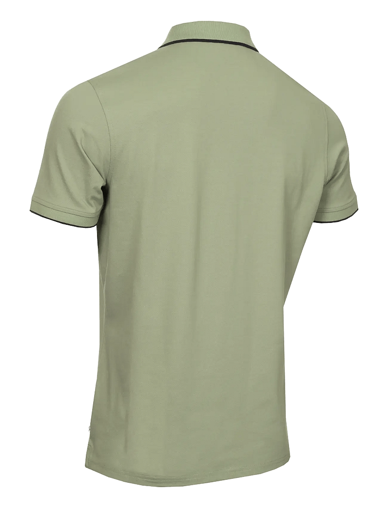 Calvin Klein Golf - TIPPED QUAD POLO - toppe & t-shirts - sage - 1