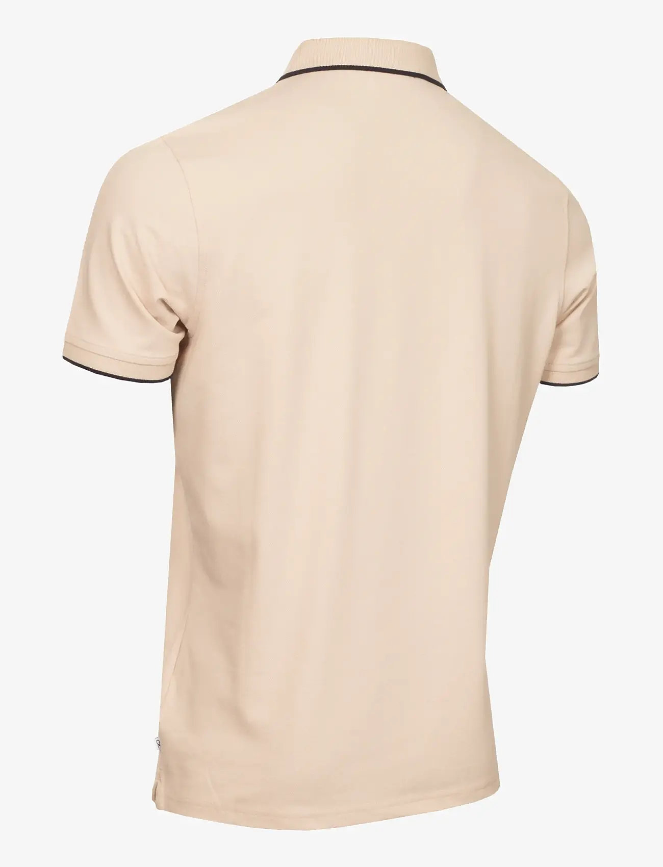 Calvin Klein Golf - TIPPED QUAD POLO - toppe & t-shirts - stone - 1