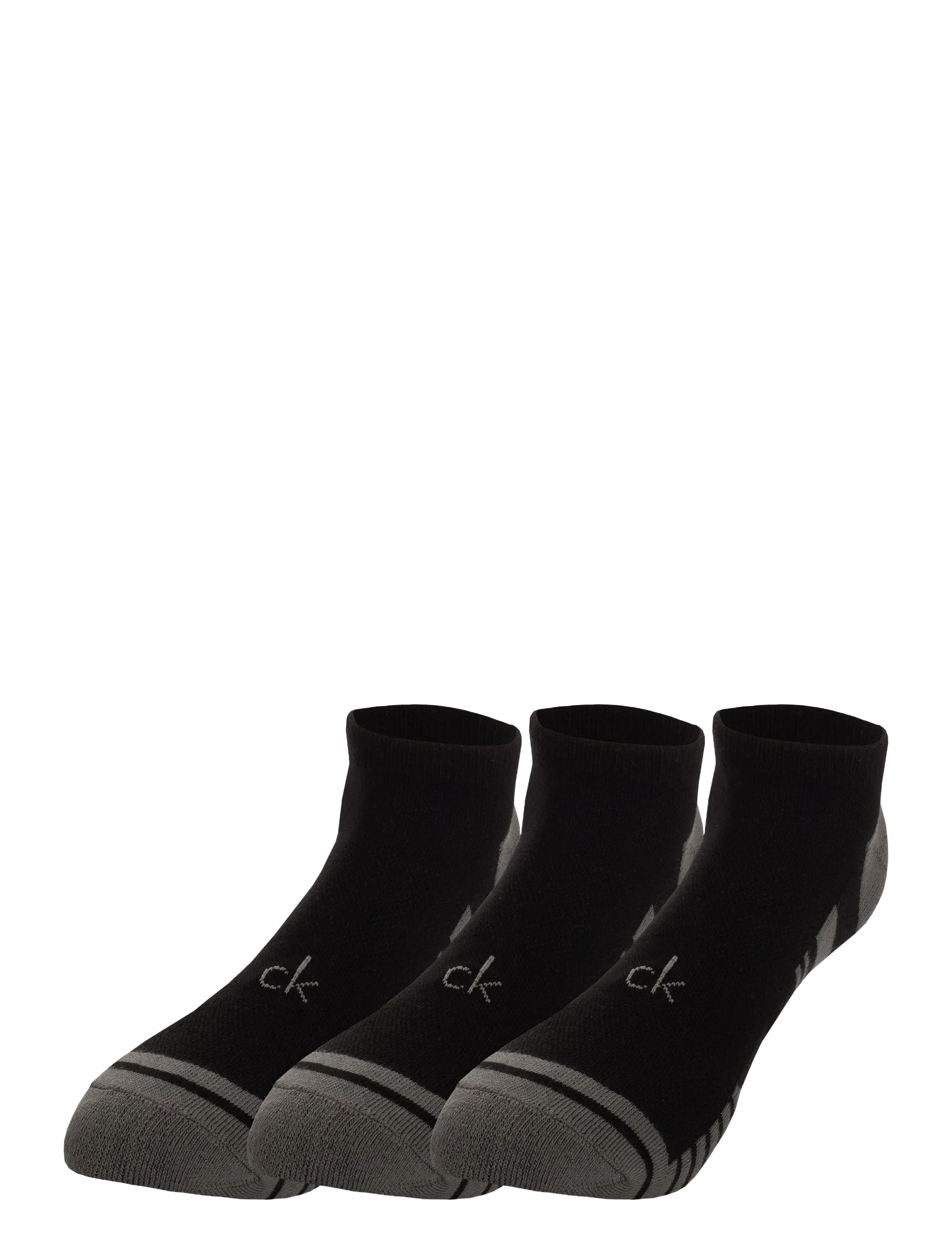 Calvin Klein Golf Tech Trainer Sock ( 3 Pairs ), OS41/46, Black, Sport Clothing > Sport Socks, Herre