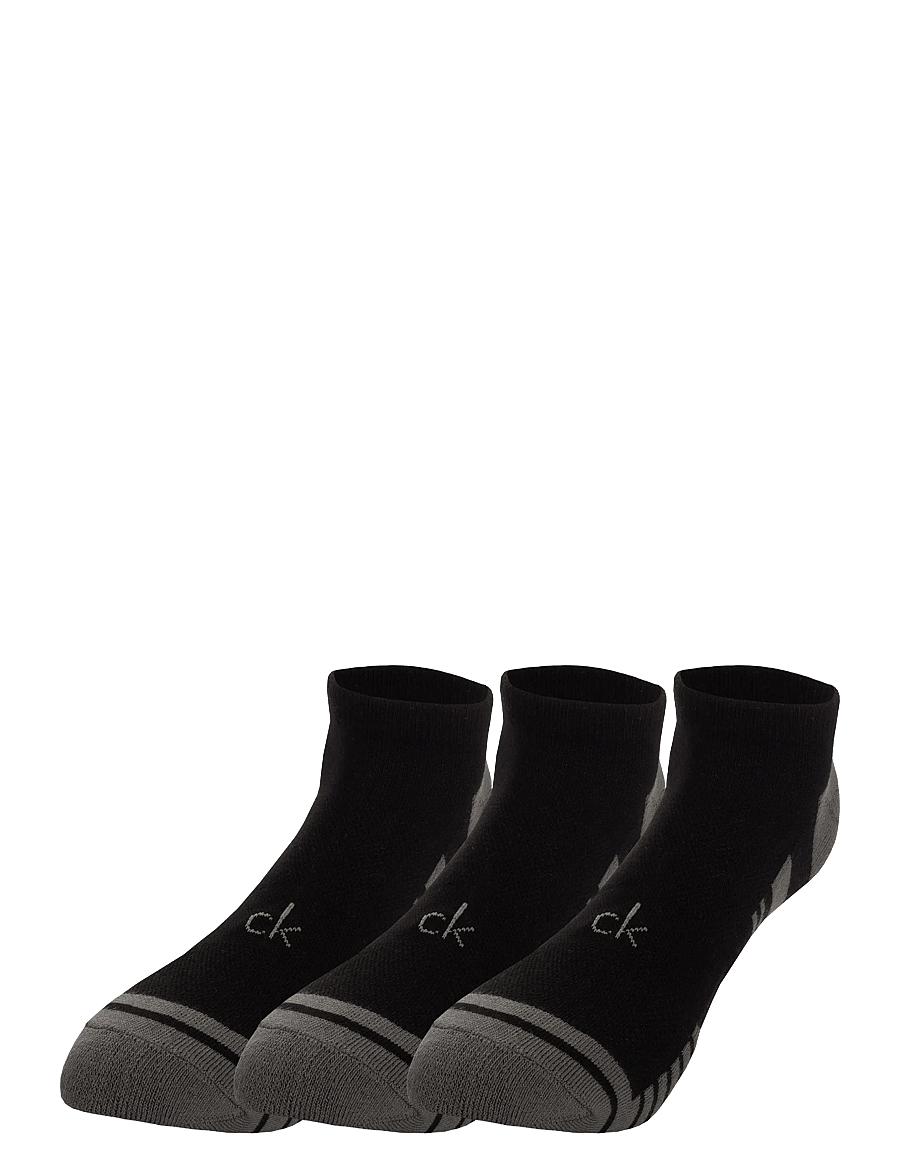Calvin Klein Golf - TECH TRAINER SOCK ( 3 PAIRS ) - träningsstrumpor - blk-gry - 0