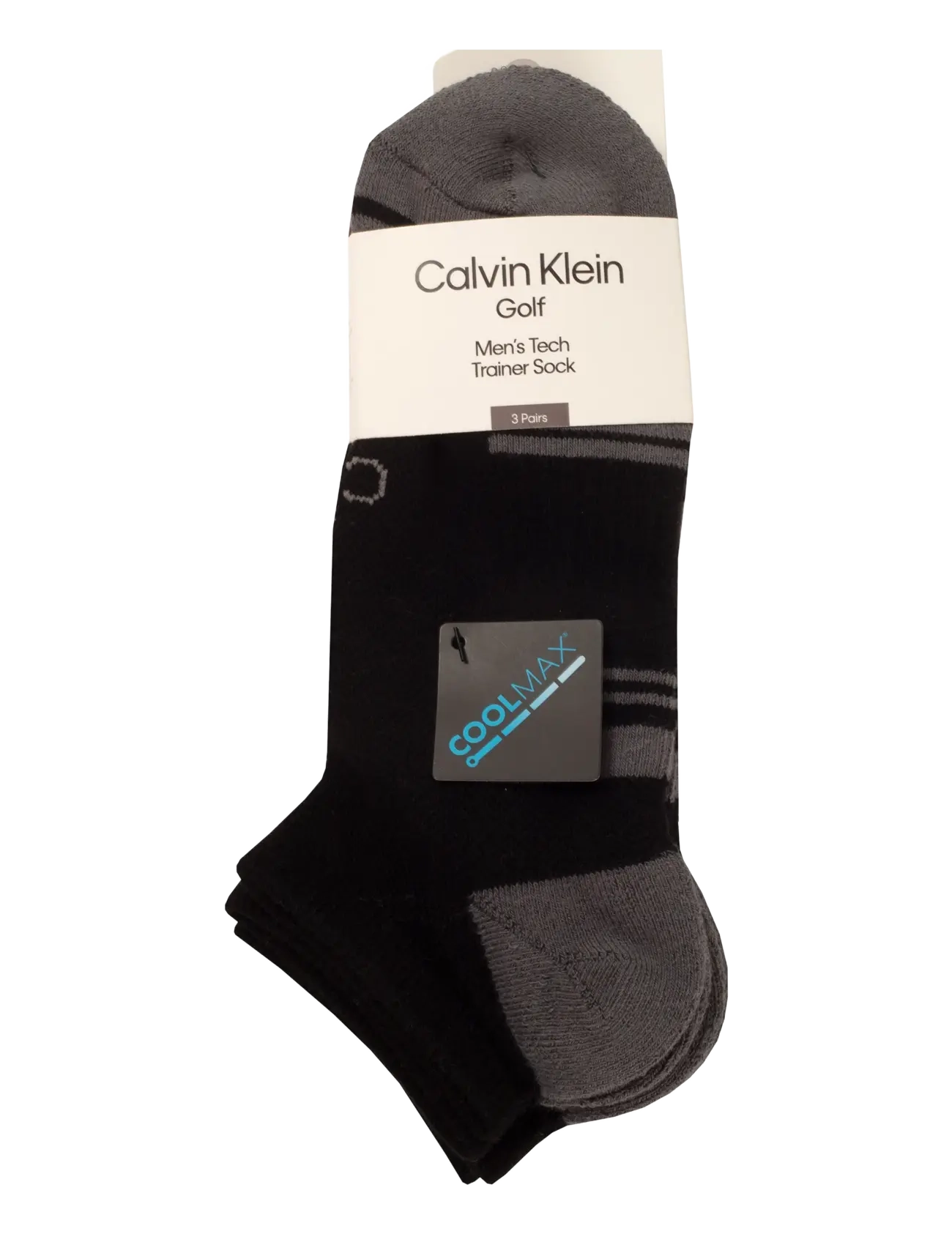 Calvin Klein Golf - TECH TRAINER SOCK ( 3 PAIRS ) - alhaisimmat hinnat - blk-gry - 4