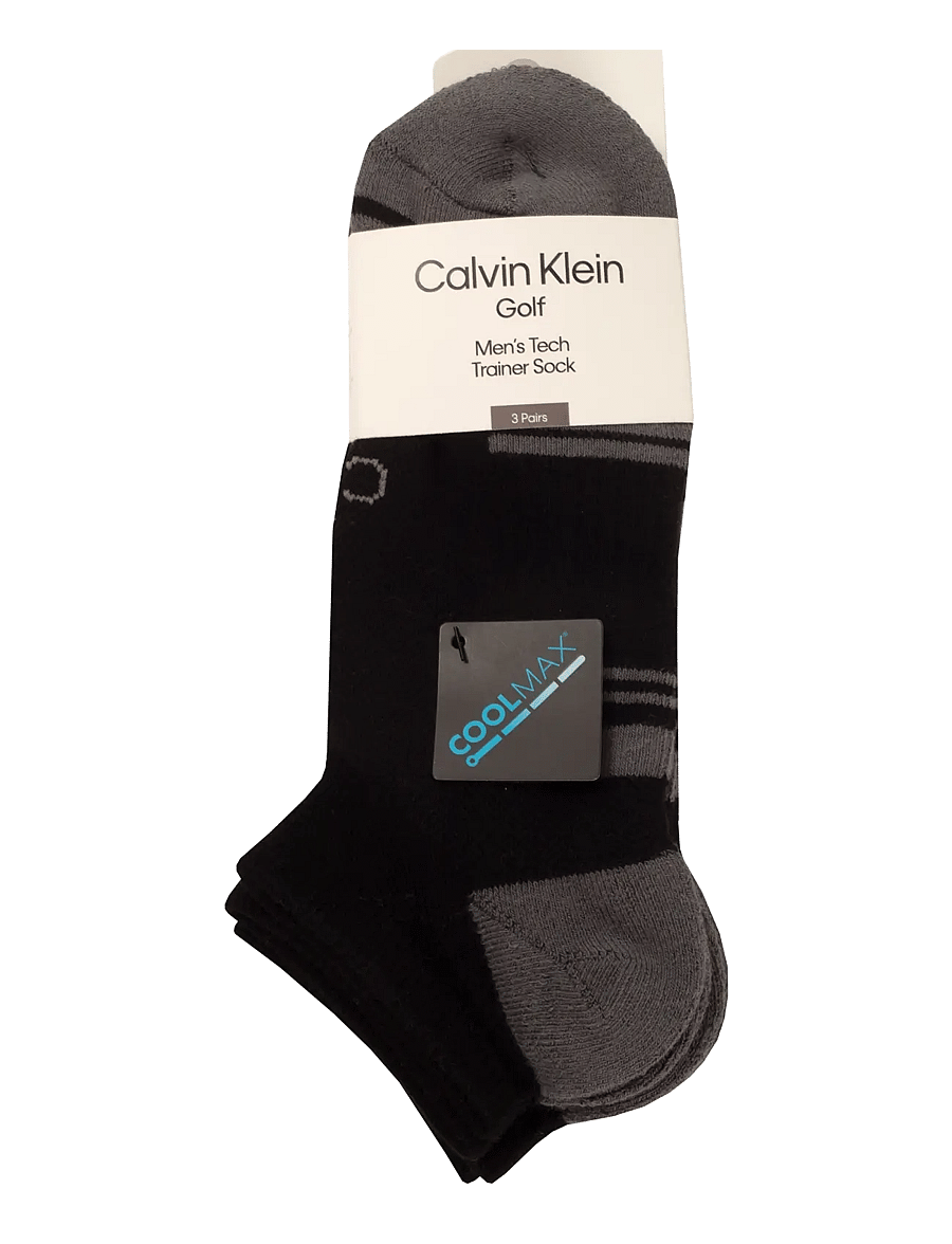Calvin Klein Golf - TECH TRAINER SOCK ( 3 PAIRS ) - träningsstrumpor - blk-gry - 4