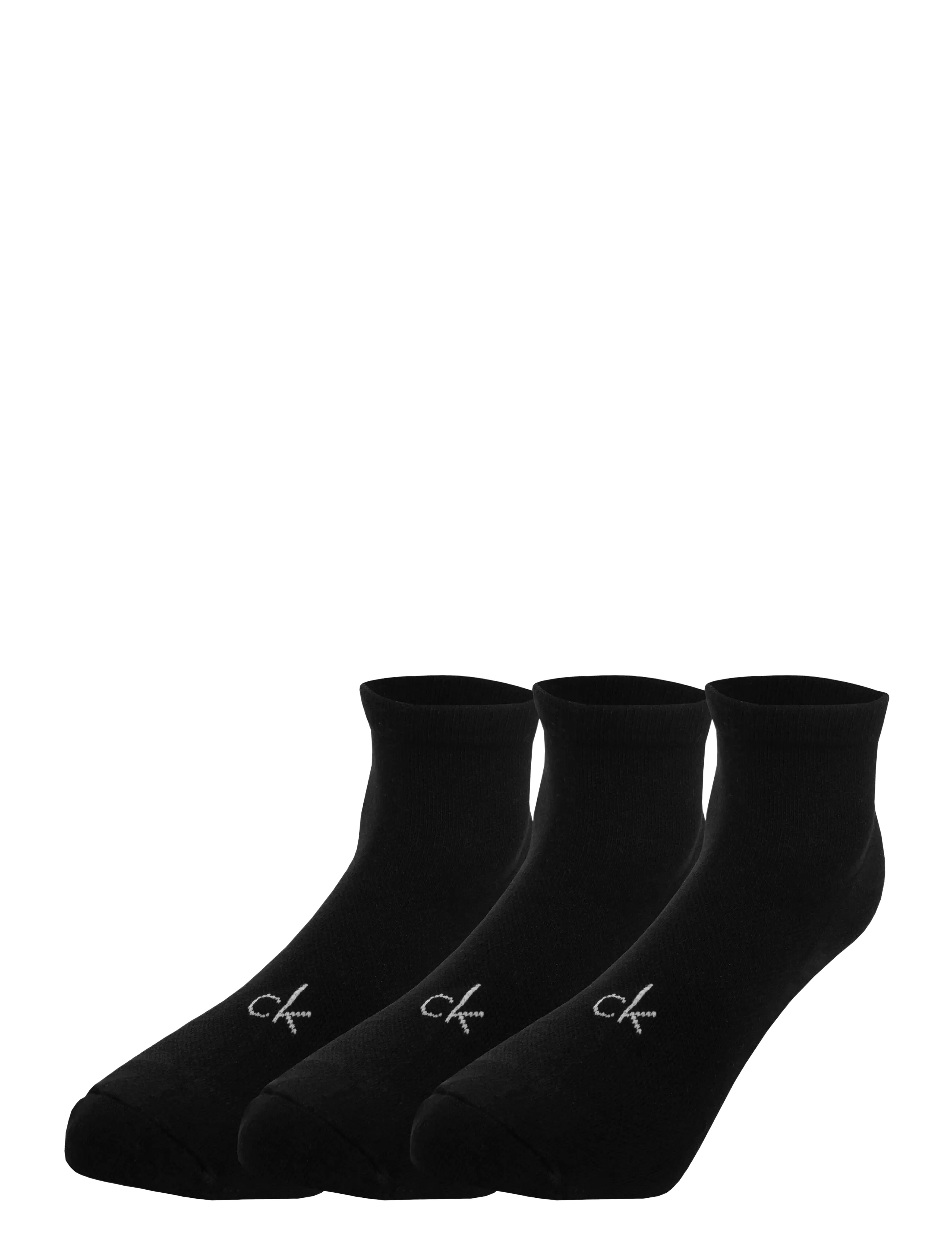Calvin Klein Golf - GOLF 1/4 SOCK ( 3 PAIRS ) - strümpfe - black - 1