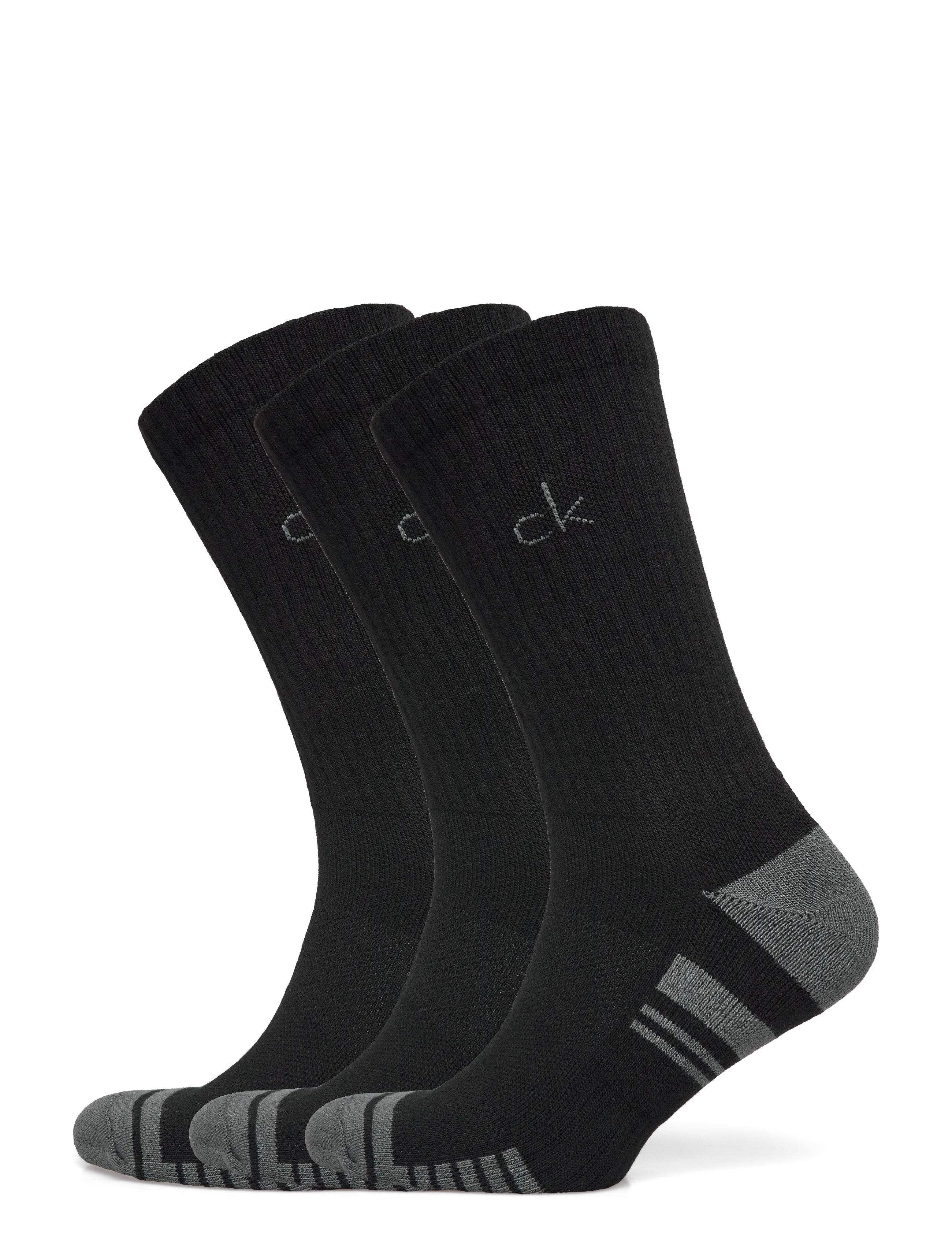 Calvin Klein Golf TECH CREW SOCK ( 3 PAIRS ) - Calvin Klein Golf - BLK-GRY / black