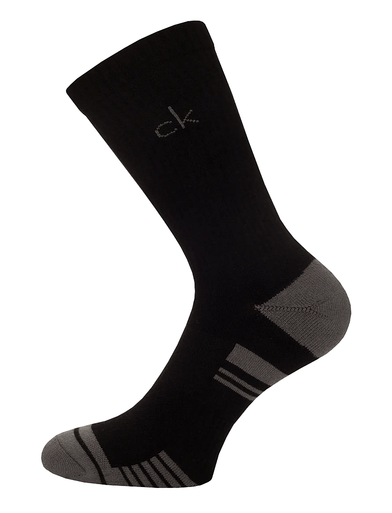 Calvin Klein Golf - TECH CREW SOCK ( 3 PAIRS ) - strümpfe - blk-gry - 1
