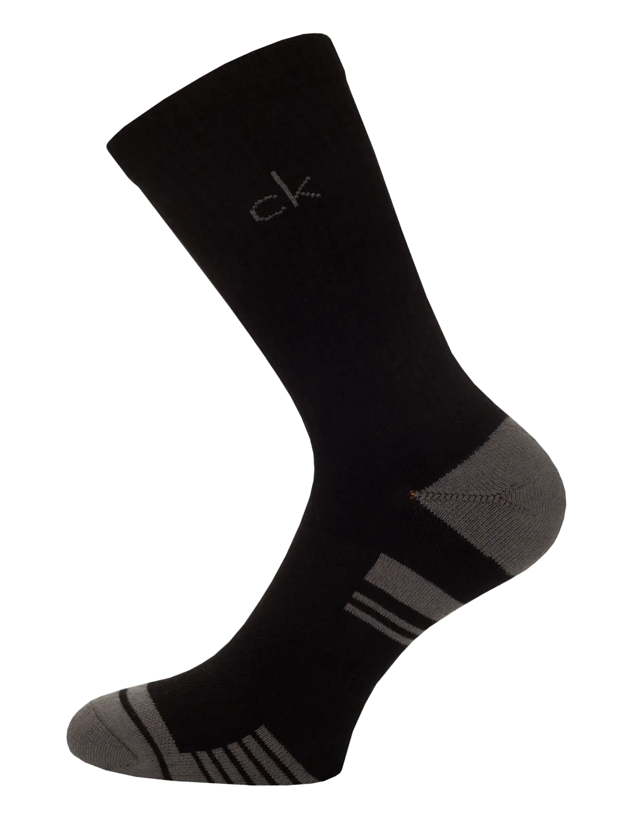 Calvin Klein Golf - TECH CREW SOCK ( 3 PAIRS ) - zemākās cenas - blk-gry - 1