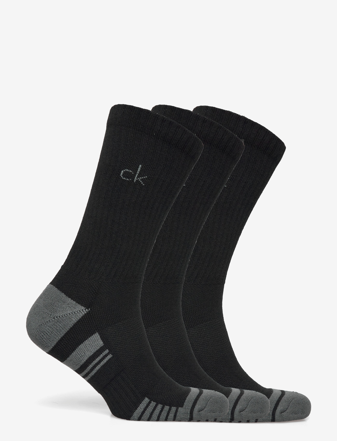 Calvin Klein Golf - TECH CREW SOCK ( 3 PAIRS ) - sport socks - blk-gry - 1