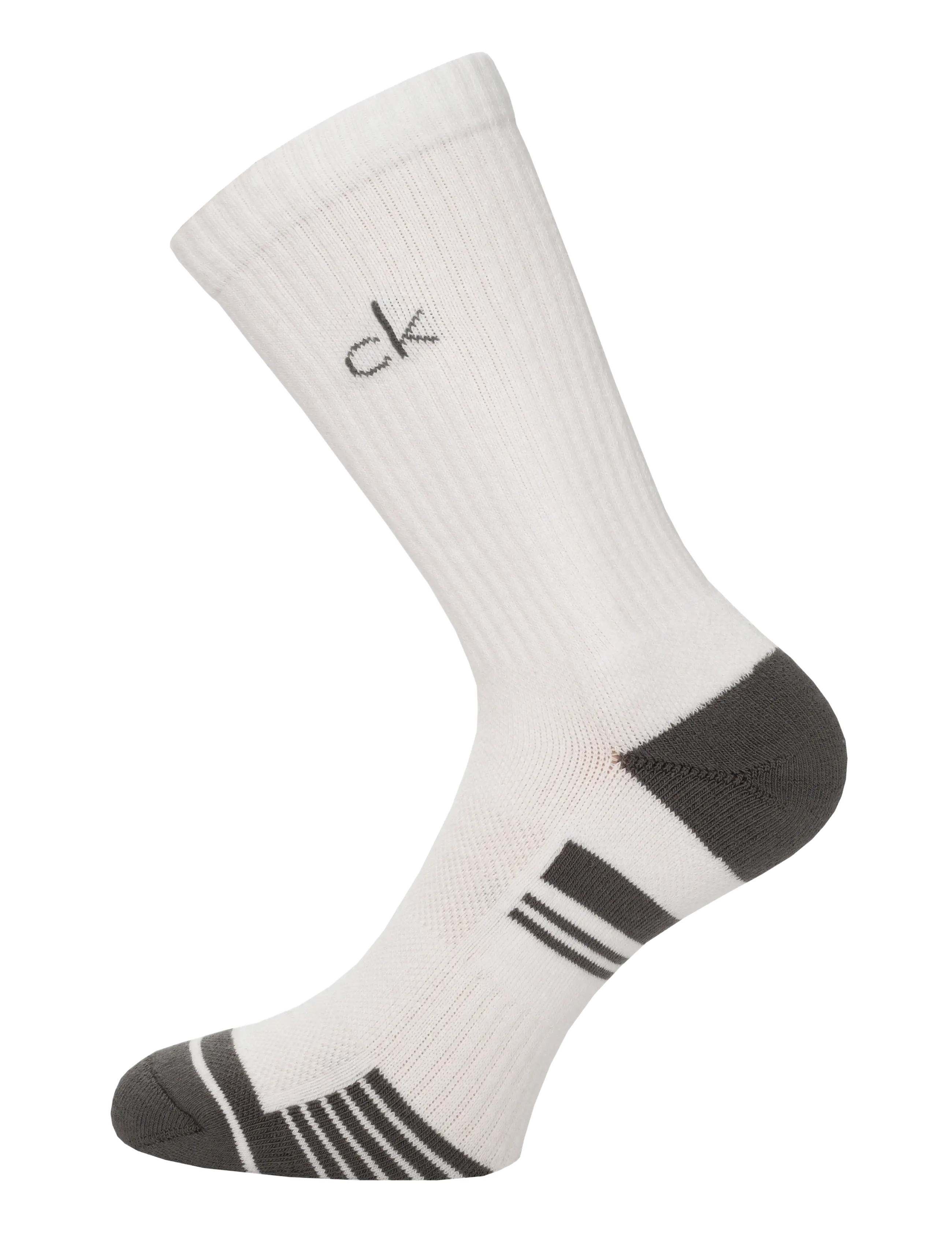 Calvin Klein Golf - TECH CREW SOCK ( 3 PAIRS ) - laveste priser - wht-gry - 1