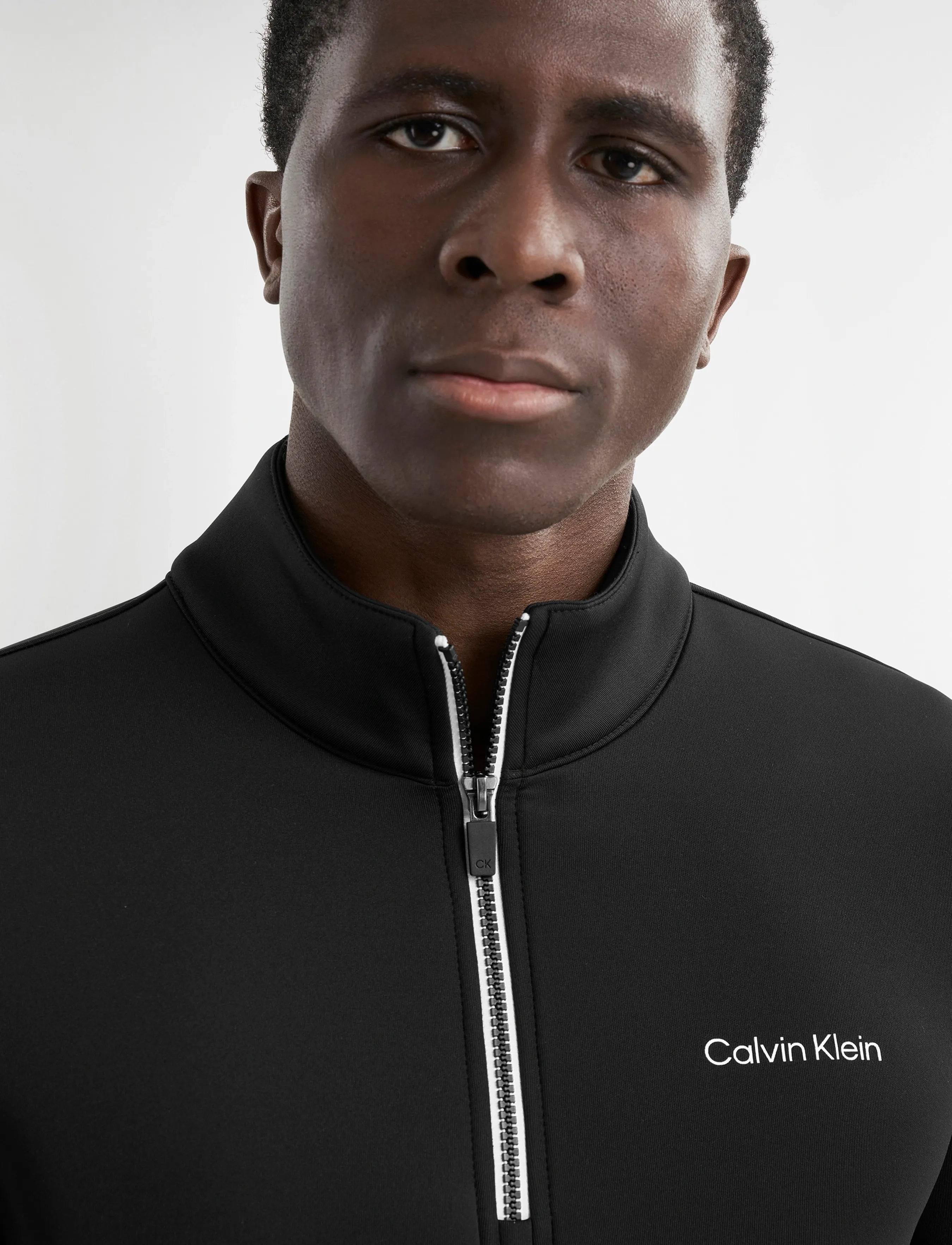 Calvin Klein Golf - SCUBA 1/4 ZIP - polary i odzież ocieplająca - black - 4