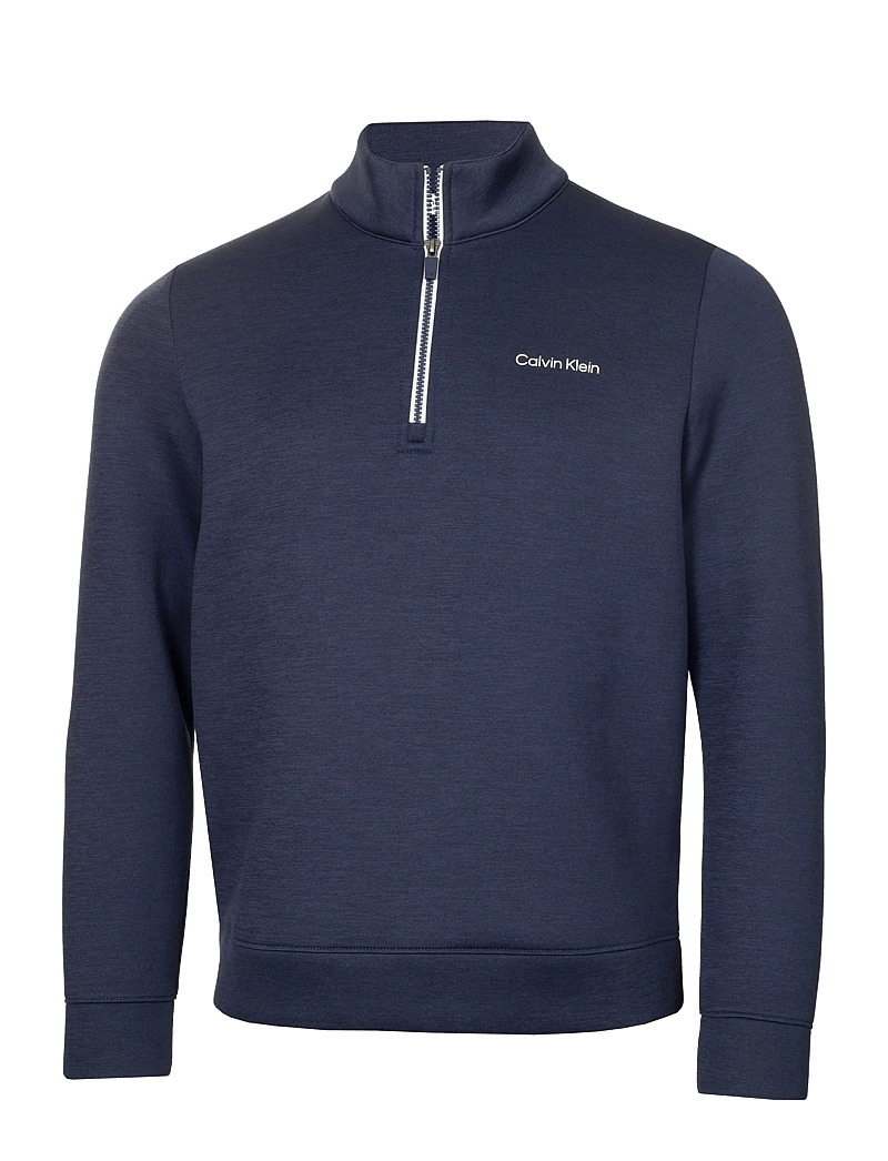 Calvin Klein Golf - SCUBA 1/4 ZIP - kampsunid ja vahekihid - navymarl - 1