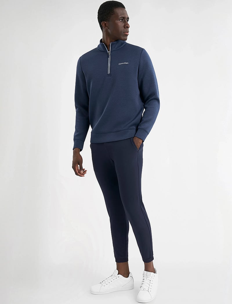 Calvin Klein Golf - SCUBA 1/4 ZIP - kampsunid ja vahekihid - navymarl - 3