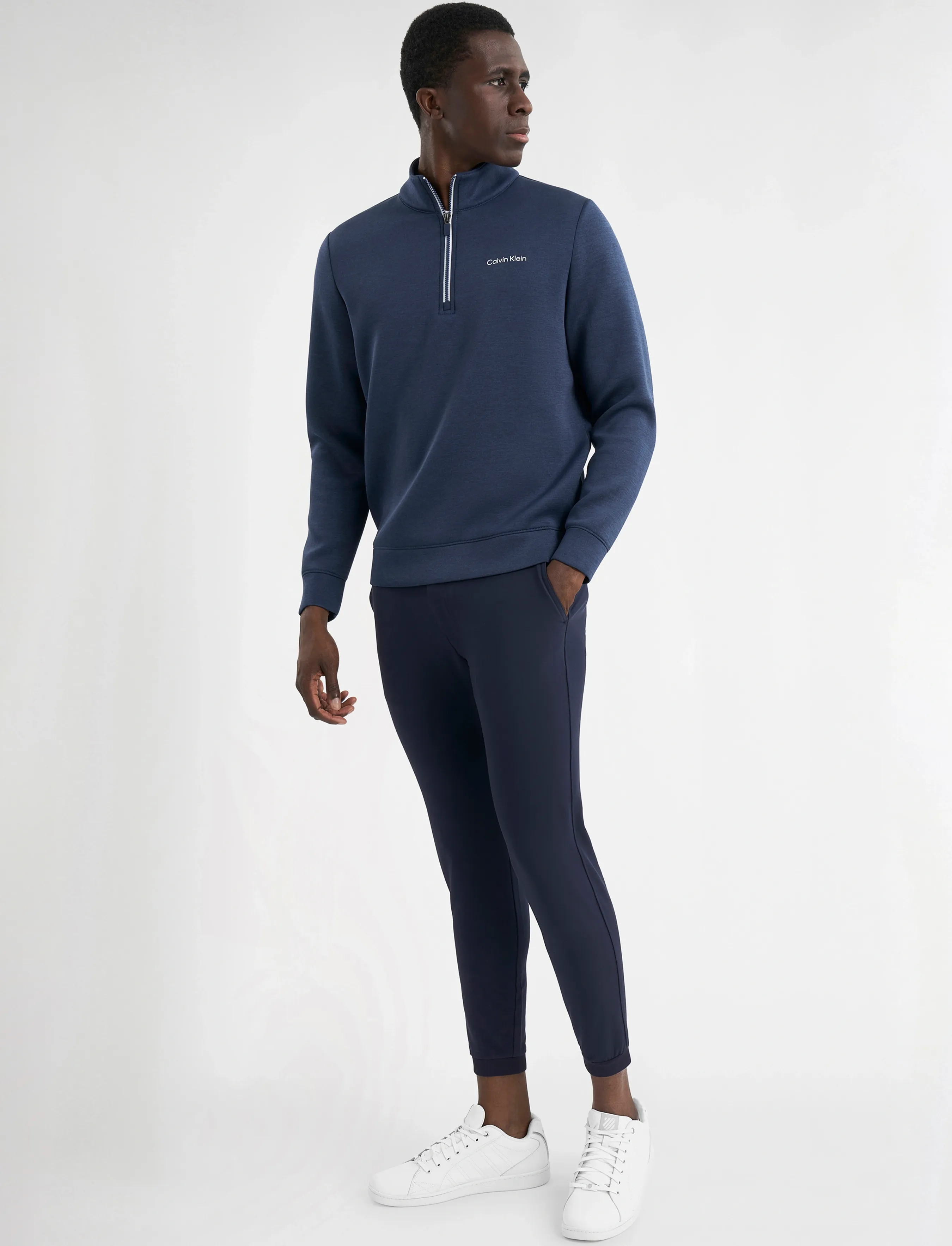Calvin Klein Golf - SCUBA 1/4 ZIP - fliis - navymarl - 3