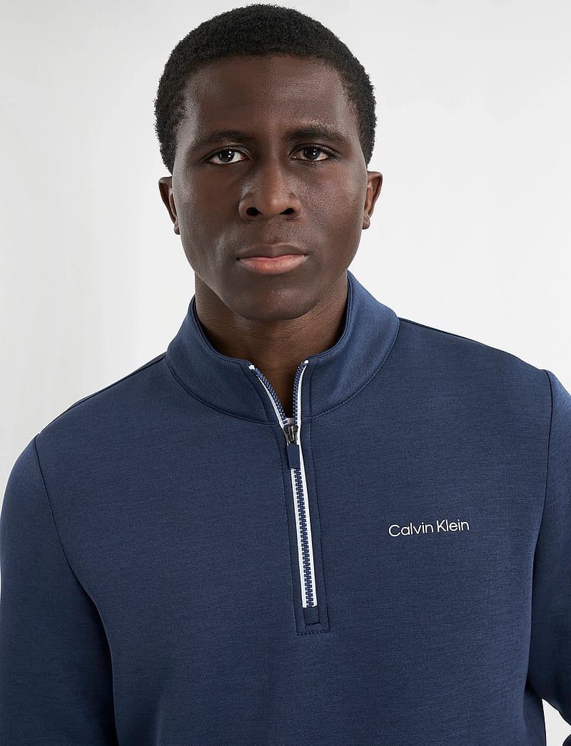 Calvin Klein Golf - SCUBA 1/4 ZIP - kampsunid ja vahekihid - navymarl - 4